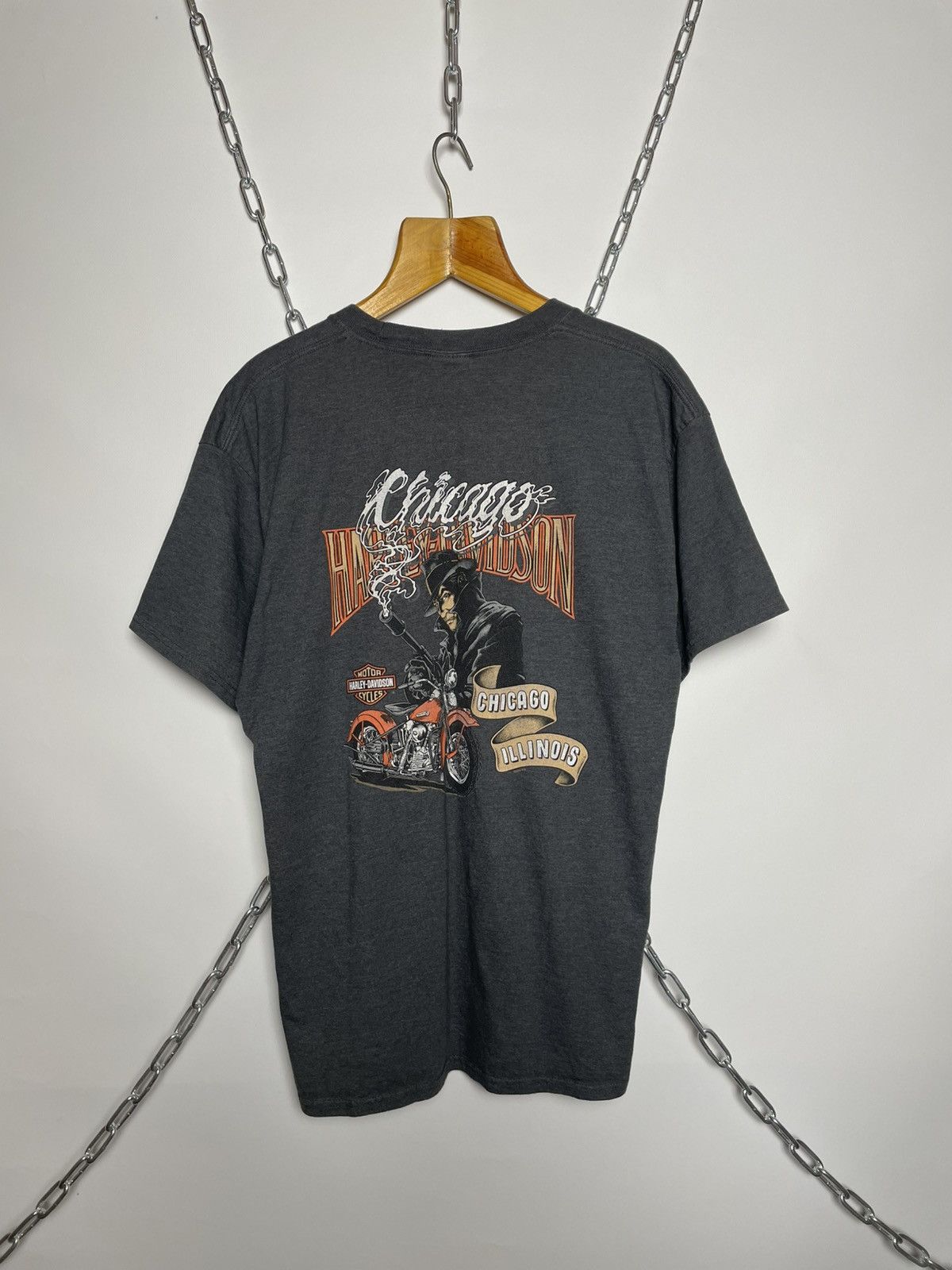 Harley Davidson Vintage Harley-Davidson 03 Chicago tee Size US XL / EU 56 / 4 - 1 Thumbnail