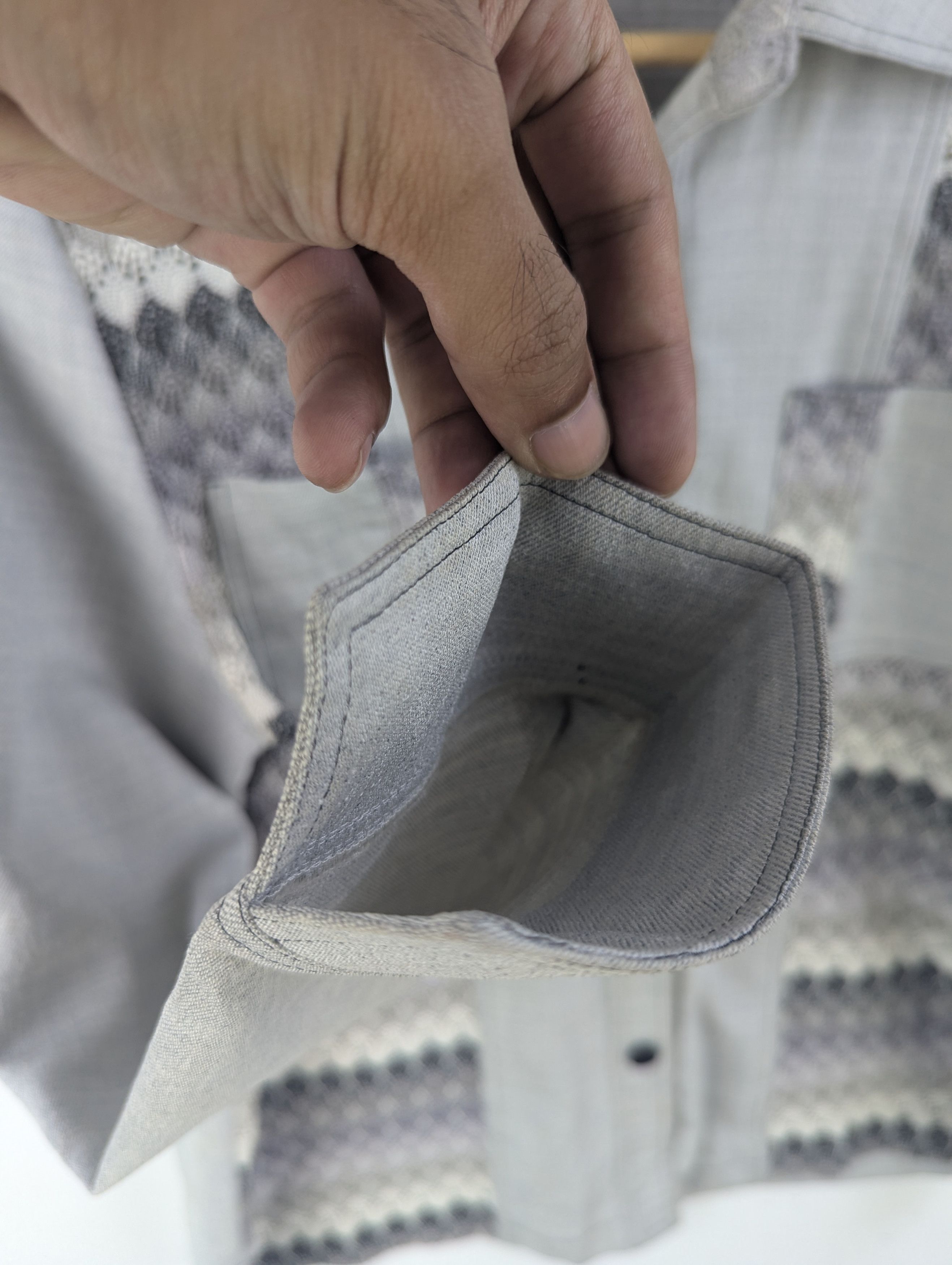 Designer × Japanese Brand × Vintage Vintage Lace Shirt Button Up Size M / US 6-8 / IT 42-44 - 5 Thumbnail