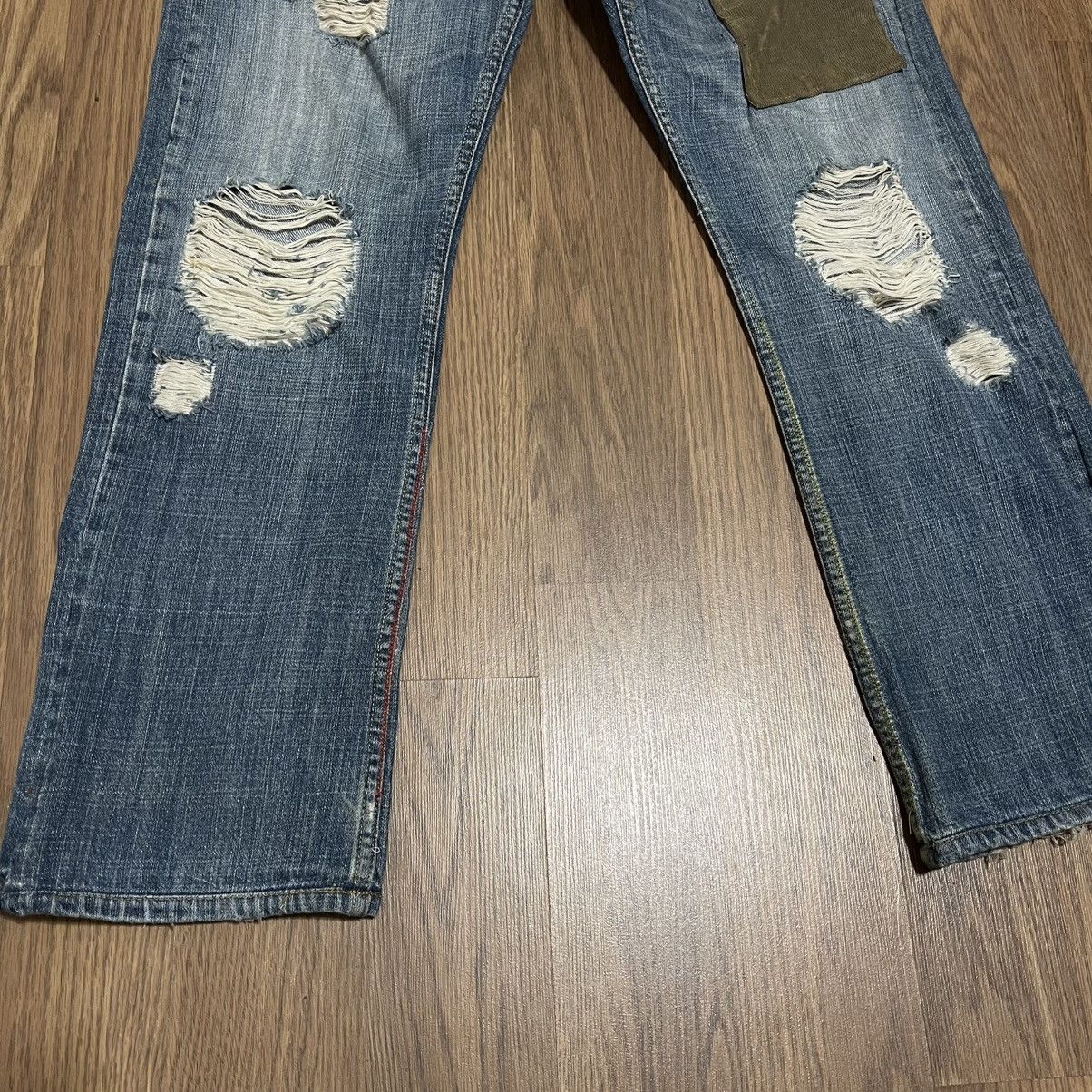 Levi's Vintage Clothing Kurt Cobain Levis patchwork denim Size US 32 / EU 48 - 3 Thumbnail