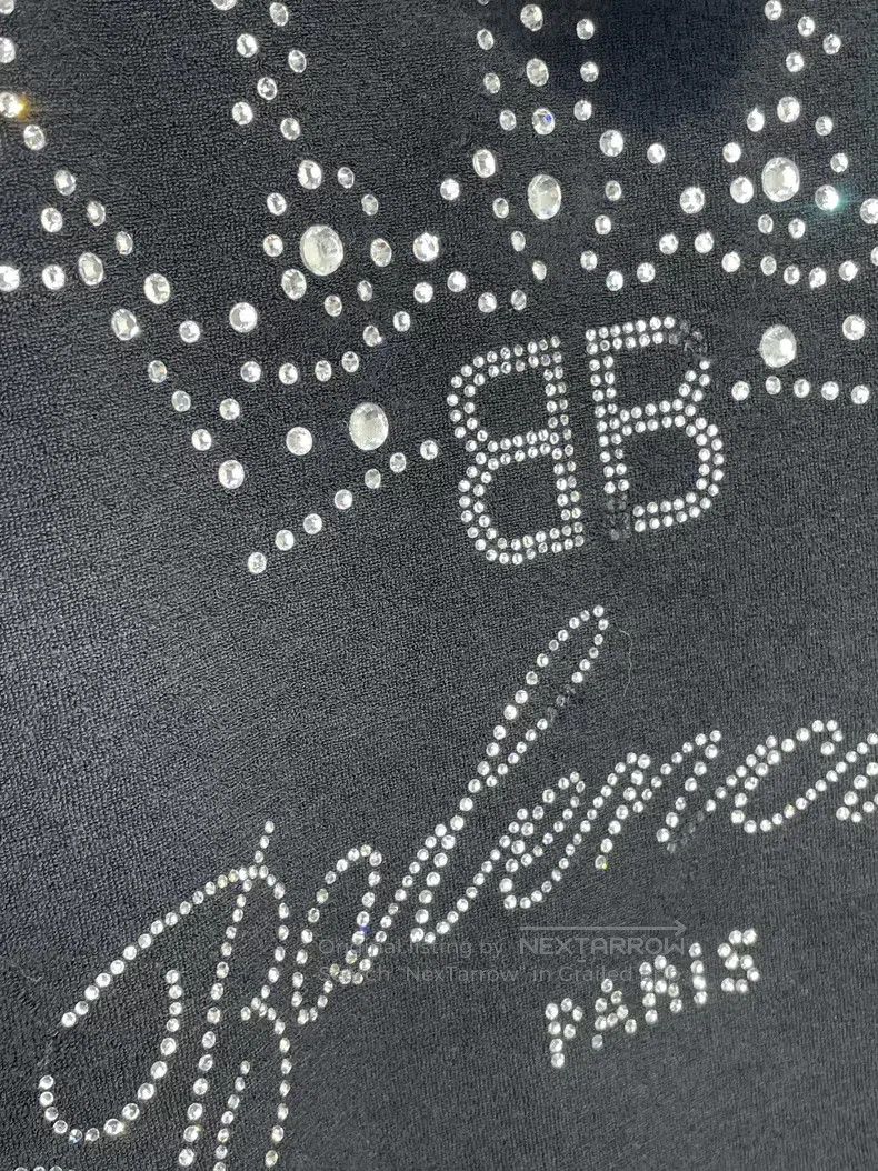 Balenciaga Balenciaga Crown Rhinestone Long Sleeve Hoodie Size US XS / EU 42 / 0 - 5 Thumbnail