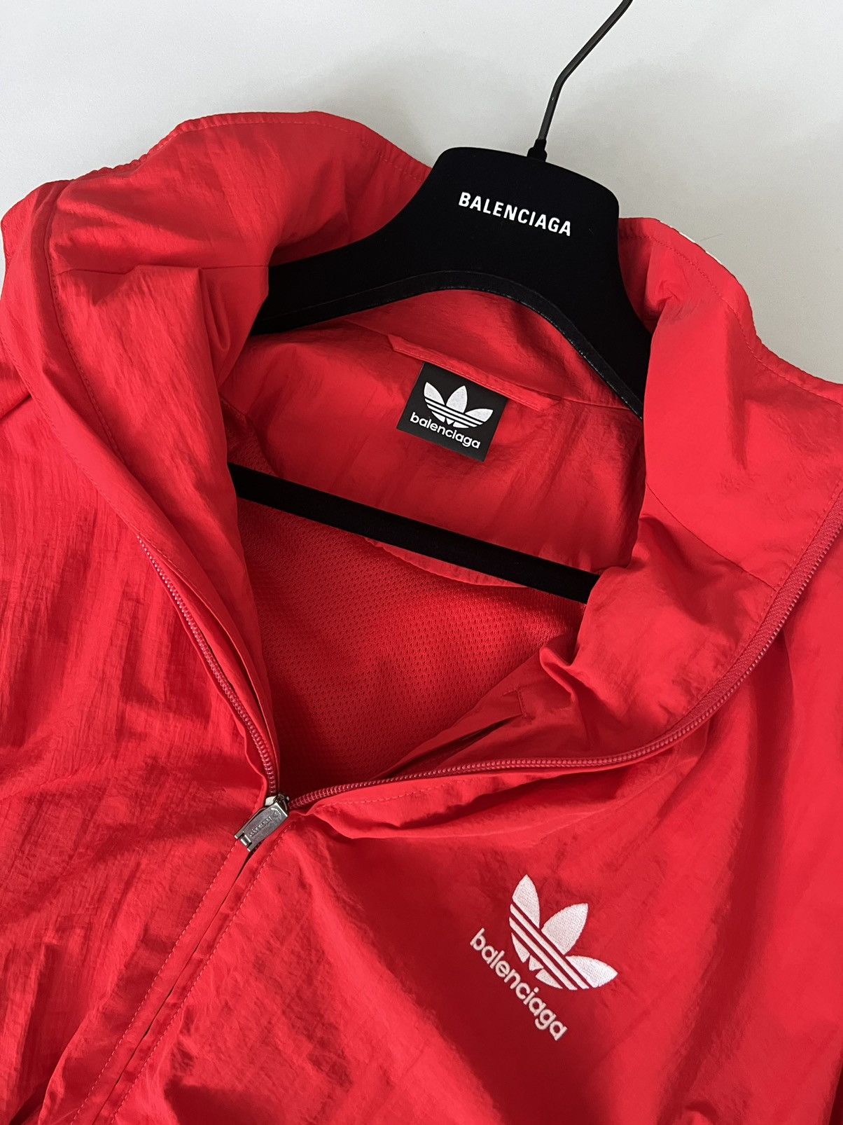 Balenciaga 🔥RARE $2.2K VALUE🔥 x Adidas Nylon Tracksuit Jacket Size US XXL / EU 58 / 5 - 4 Thumbnail