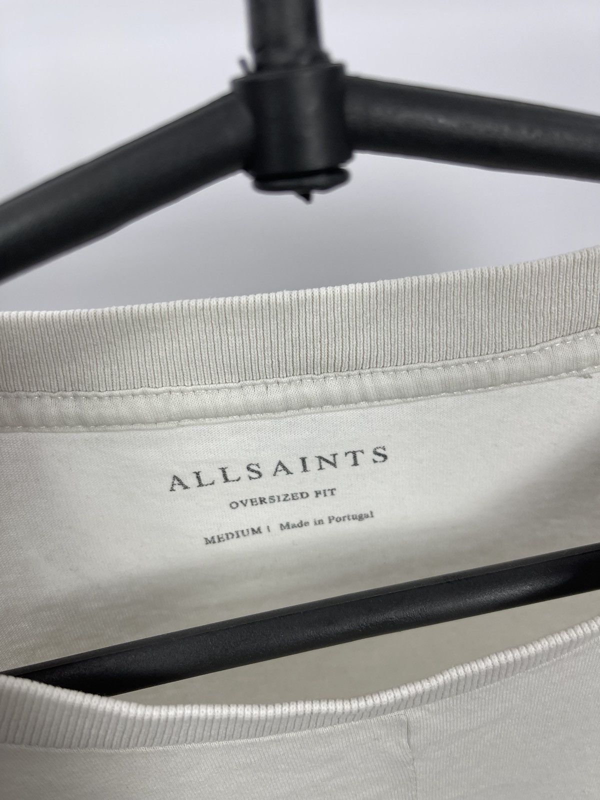 Allsaints Allsaints London T-Shirt Size M White Big Logo Made in Portu Size US M / EU 48-50 / 2 - 5 Thumbnail