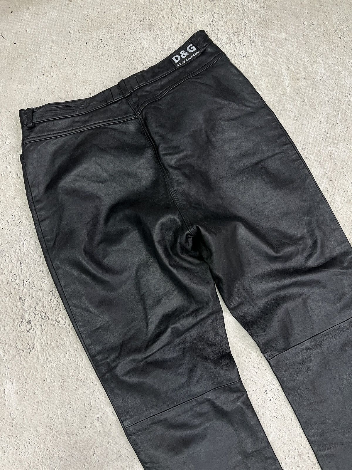 Dolce & Gabbana Dolce Gabbana archive leather pants avant garde y2k Size US 32 / EU 48 - 6 Thumbnail