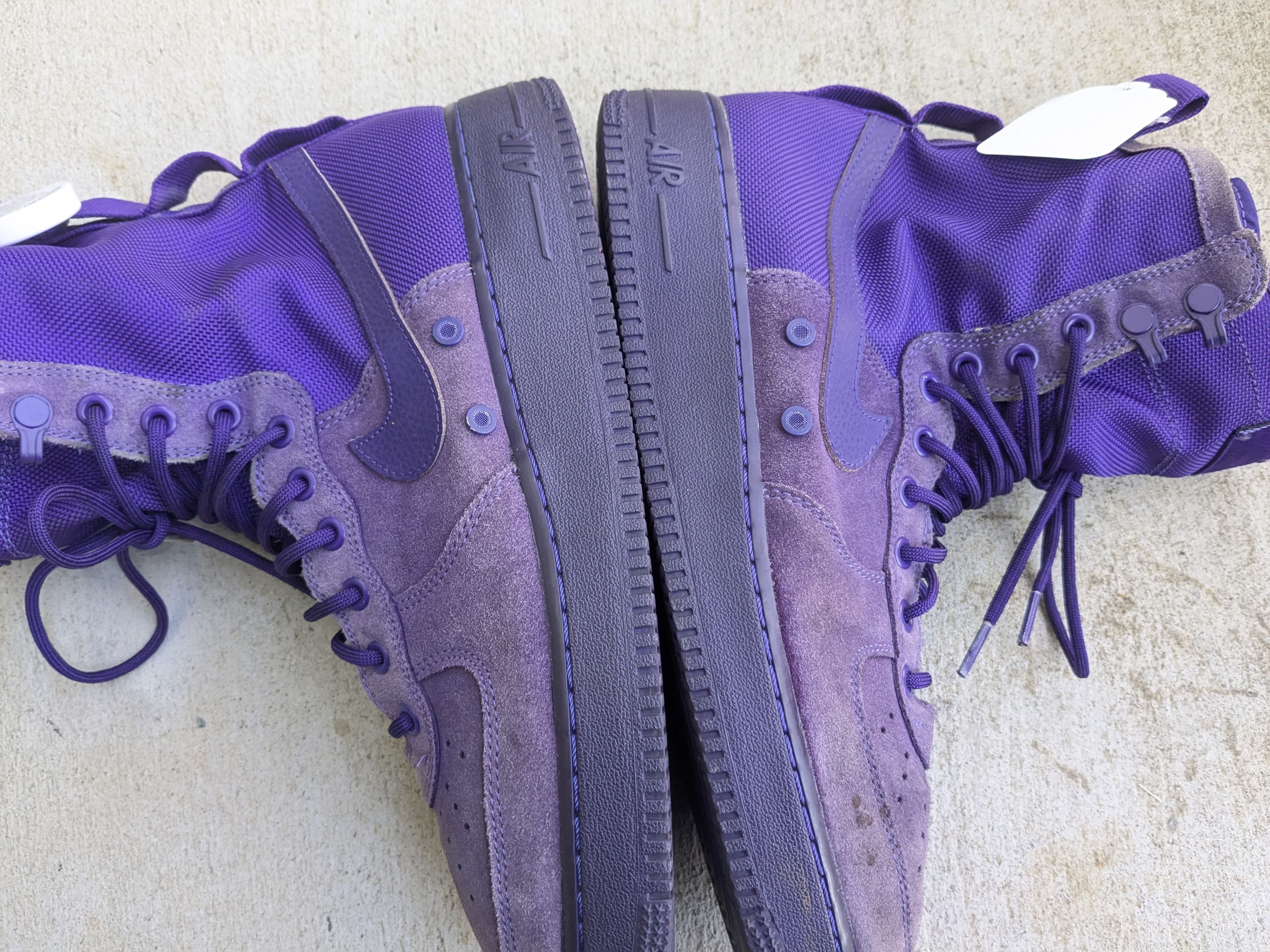 Nike Nike Air SF Air Force 1 High Court Purple 864024-500 Suede Size US 11 / EU 44 - 8 Thumbnail