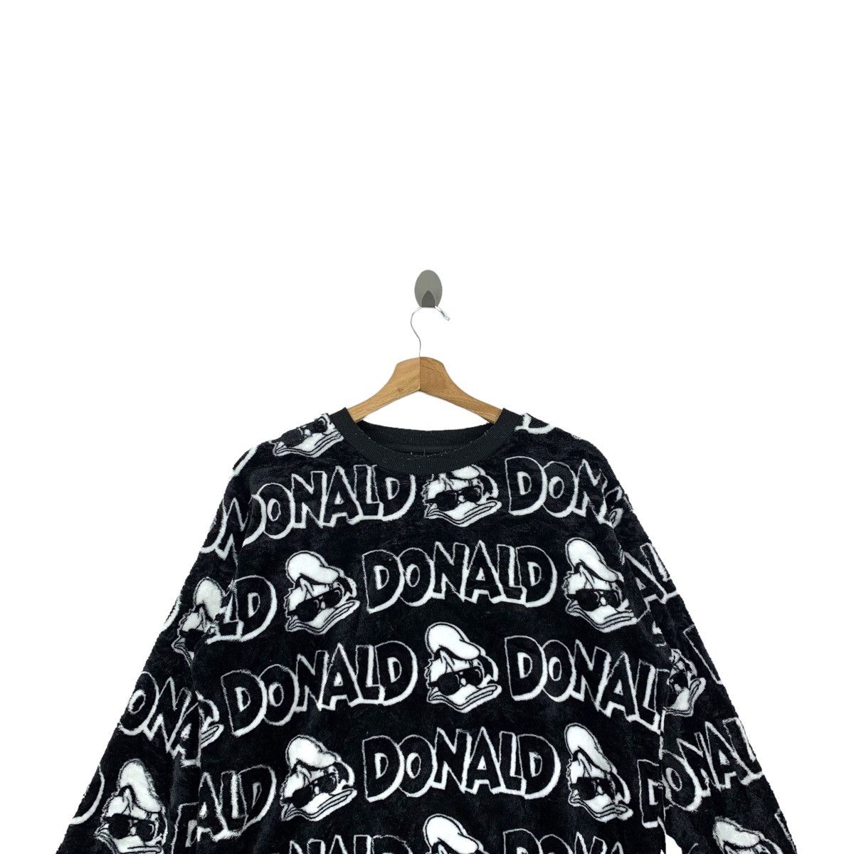 Cartoon Network × Disney DONALD DUCK Disney Cartoon Fullprint Fleece Sweatshirt Size US M / EU 48-50 / 2 - 4 Thumbnail