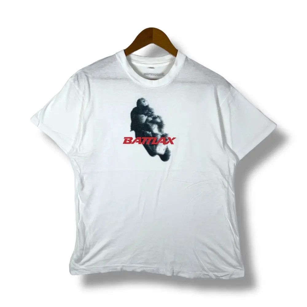 Japanese Brand Vintage 90's BATTLAX Bridgestone Racing Tyre Graphic Tee Size US L / EU 52-54 / 3 - 1 Thumbnail