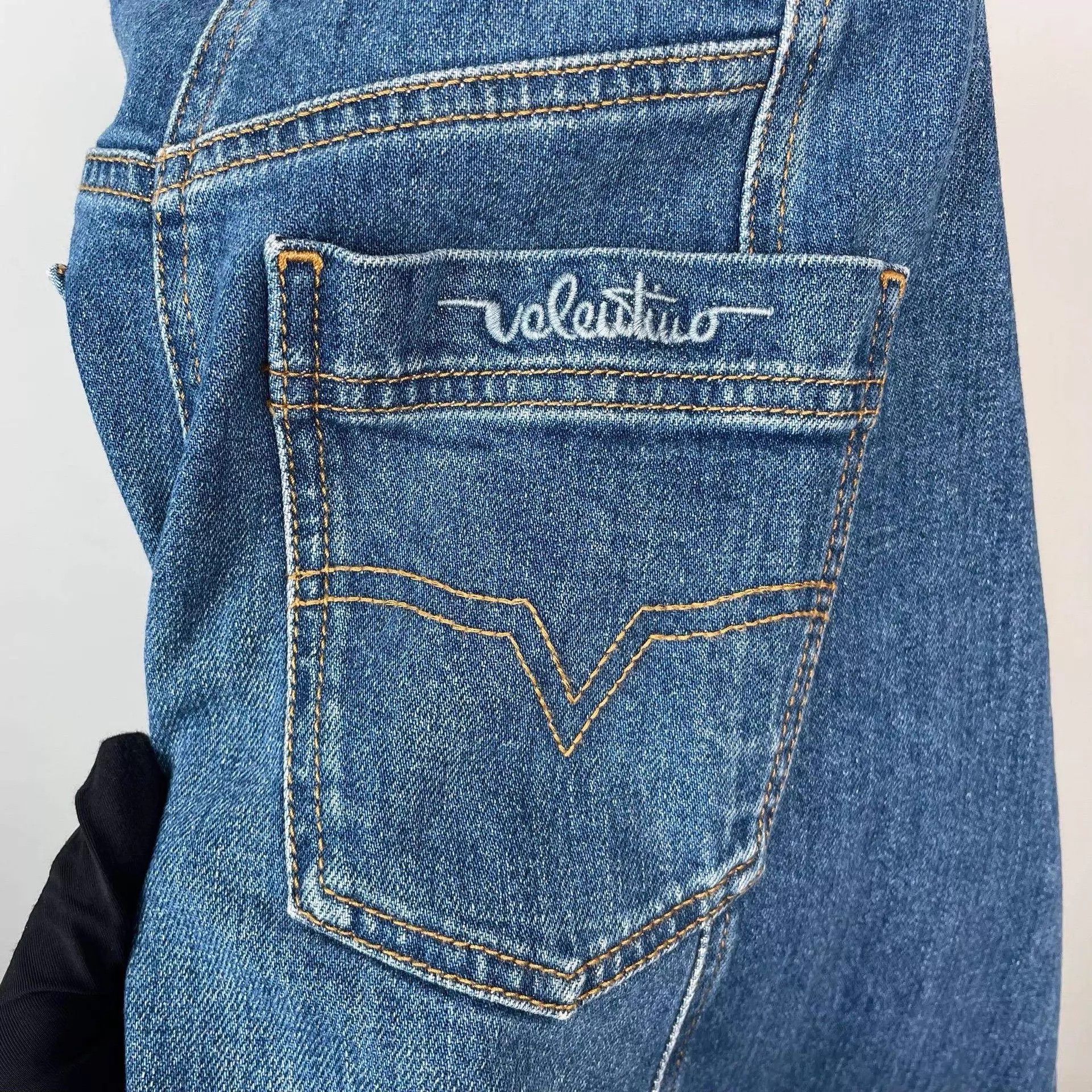 Valentino Valentino Women's Denim Skirt 36 Blue Size 26" / US 2 / IT 38 - 3 Thumbnail