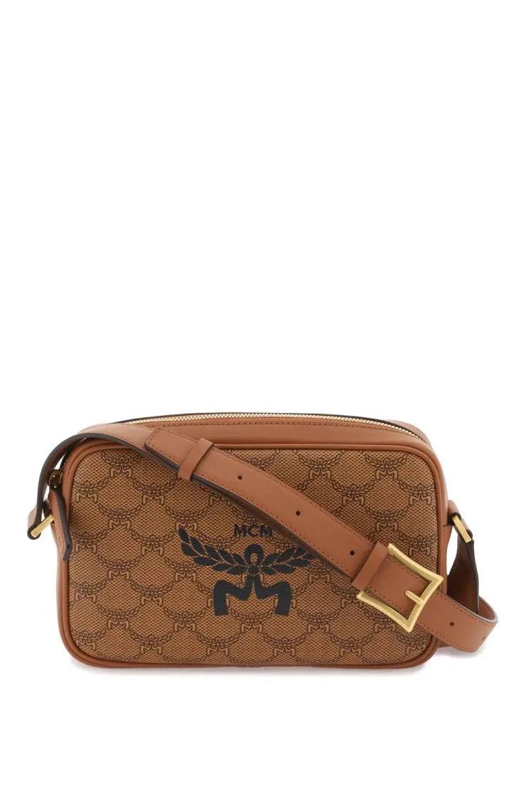image of MCM O1S22I1N0324 Size-Os Himmel Lauretos Shoulder Bag In Brown, Men's