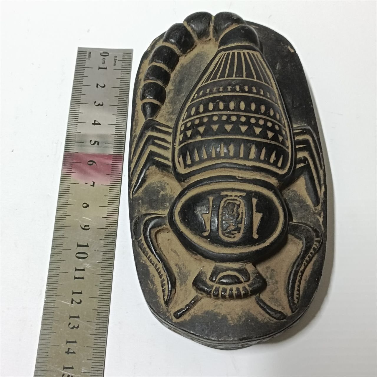 Other Ancient Egyptian scarab stone carving with hieroglyphs Size ONE SIZE - 8 Thumbnail
