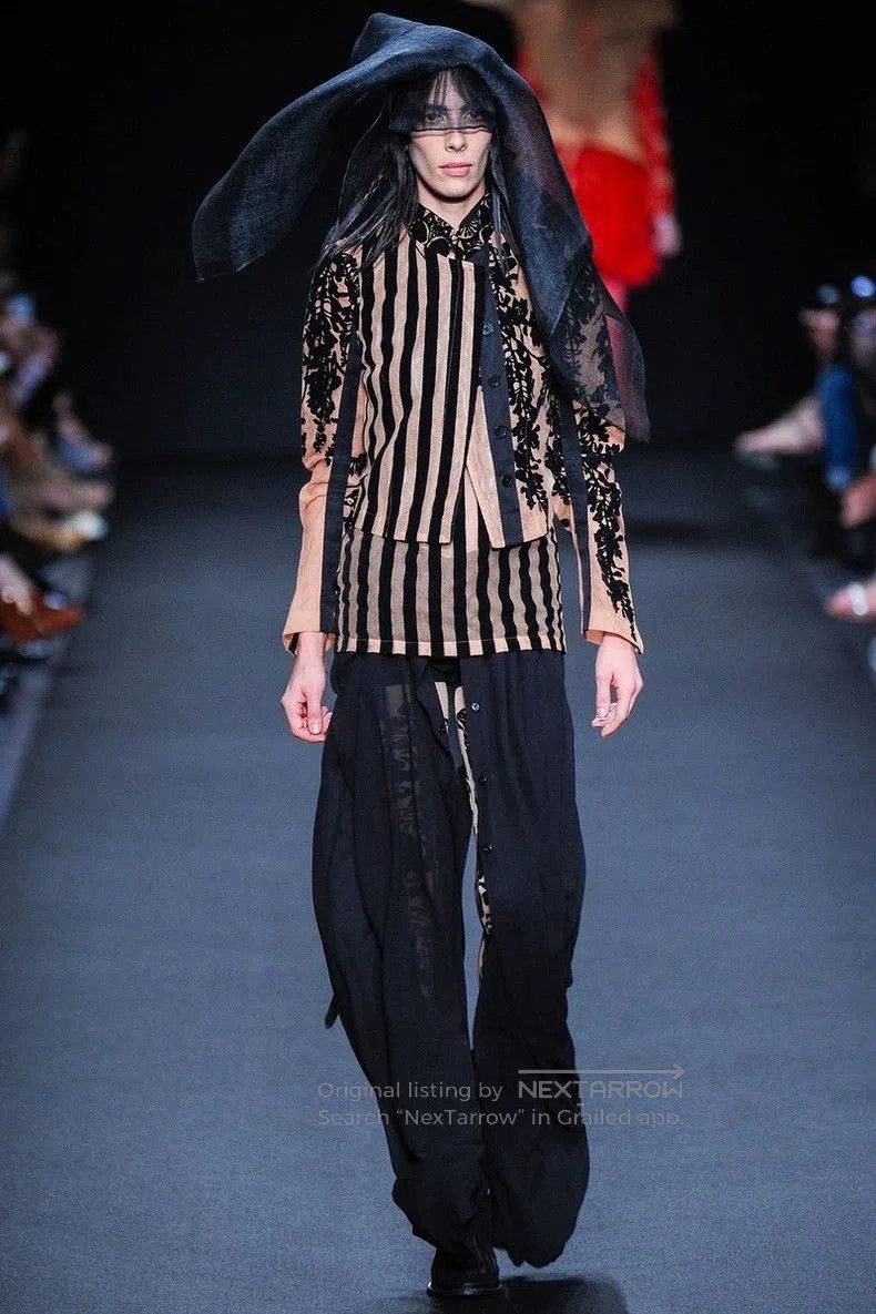 Ann Demeulemeester Ann Demeulemeester Striped Lace Vest. Size US S / EU 44-46 / 1 - 5 Thumbnail