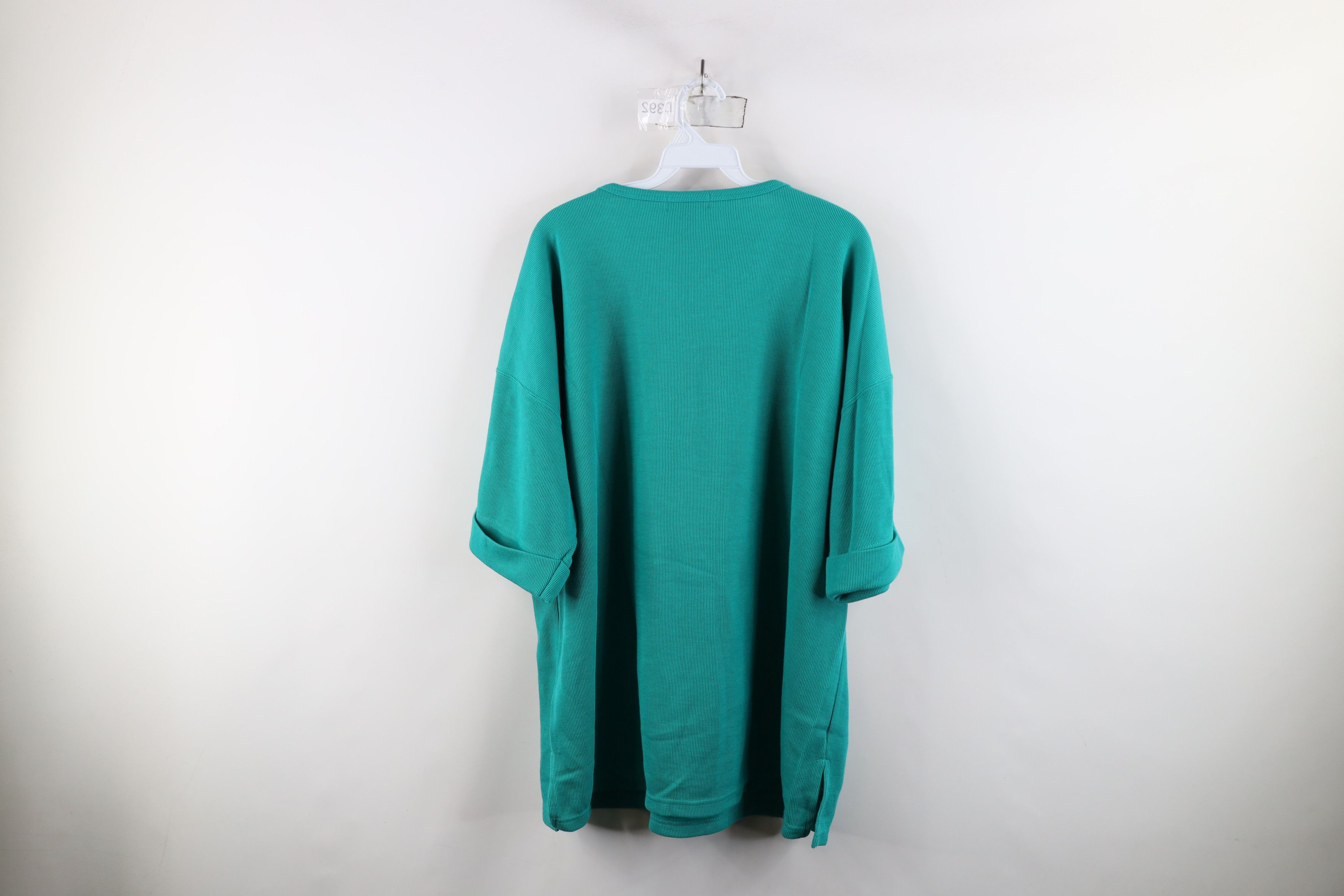 Express × Vintage Deadstock Vintage 90s Express Thermal Ribbed Knit T-Shirt Size L / US 10 / IT 46 - 9 Thumbnail