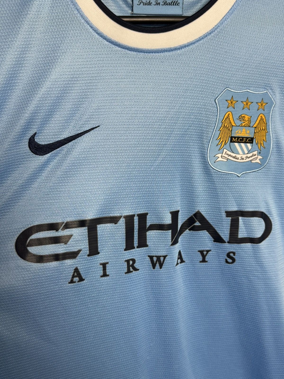 Nike Manchester City 13/14 Home Football Jersey Size US M / EU 48-50 / 2 - 3 Thumbnail