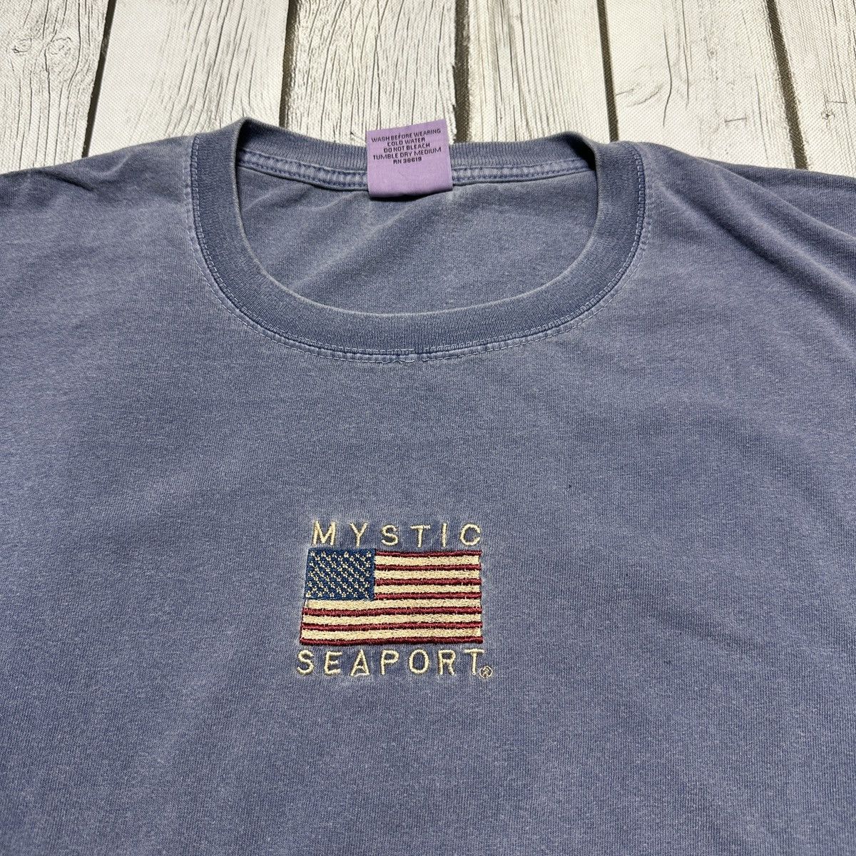 Anvil Vintage Mystic Seaport tee Size US XL / EU 56 / 4 - 3 Thumbnail
