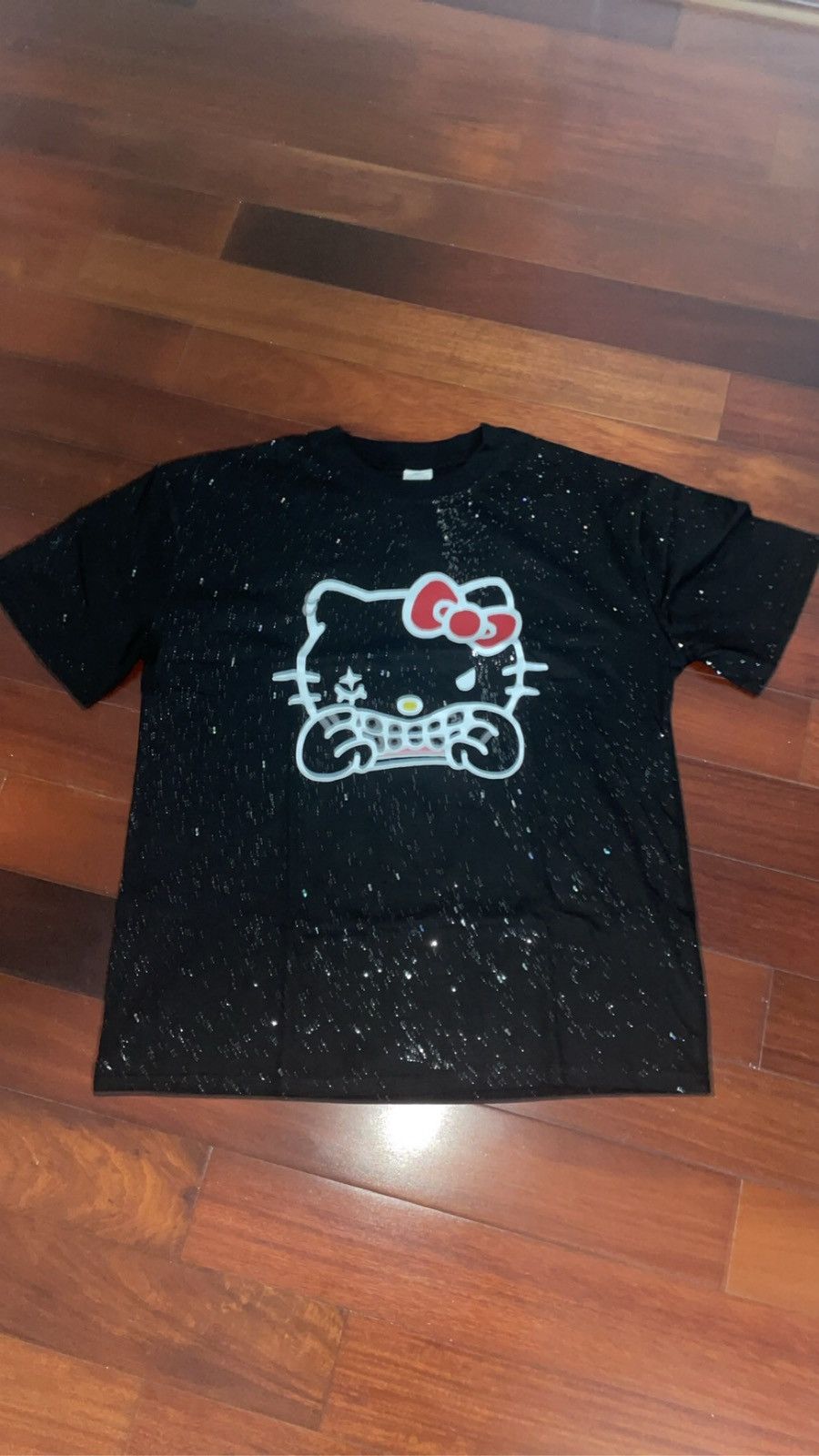 Designer × Japanese Brand × Streetwear Hello Kitty Grills Shiny T-Shirt ...