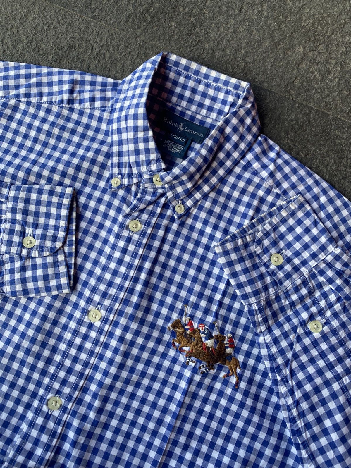 Ralph Lauren Ralph lauren riding horse embroidery plaid shirt Size US M / EU 48-50 / 2 - 4 Thumbnail