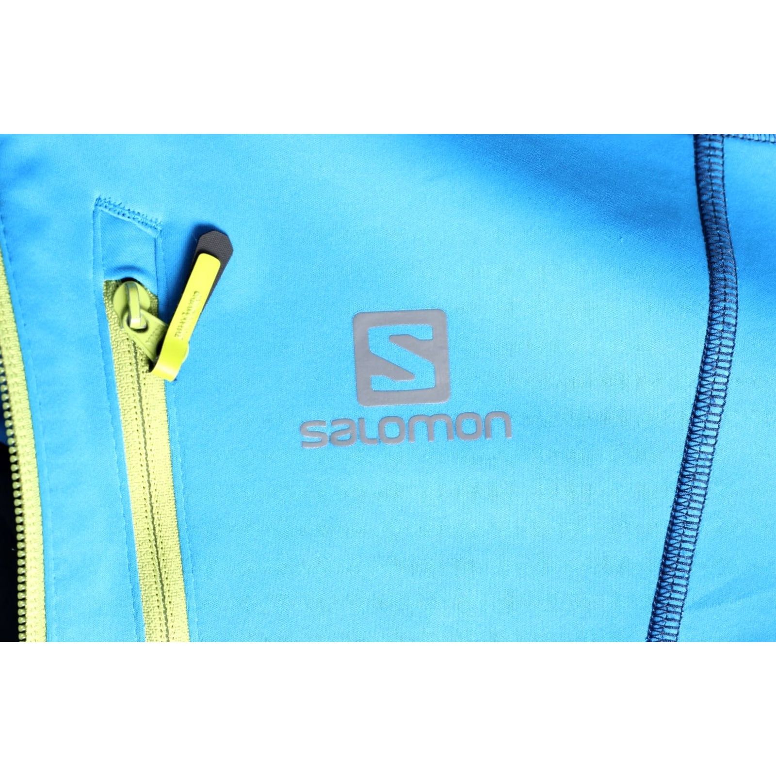 Salomon Salomon Windstopper Hooded Soft Shell Jacket Men S Windbreaker, Full Zip, Blue, Regular Fit Size US S / EU 44-46 / 1 - 5 Thumbnail