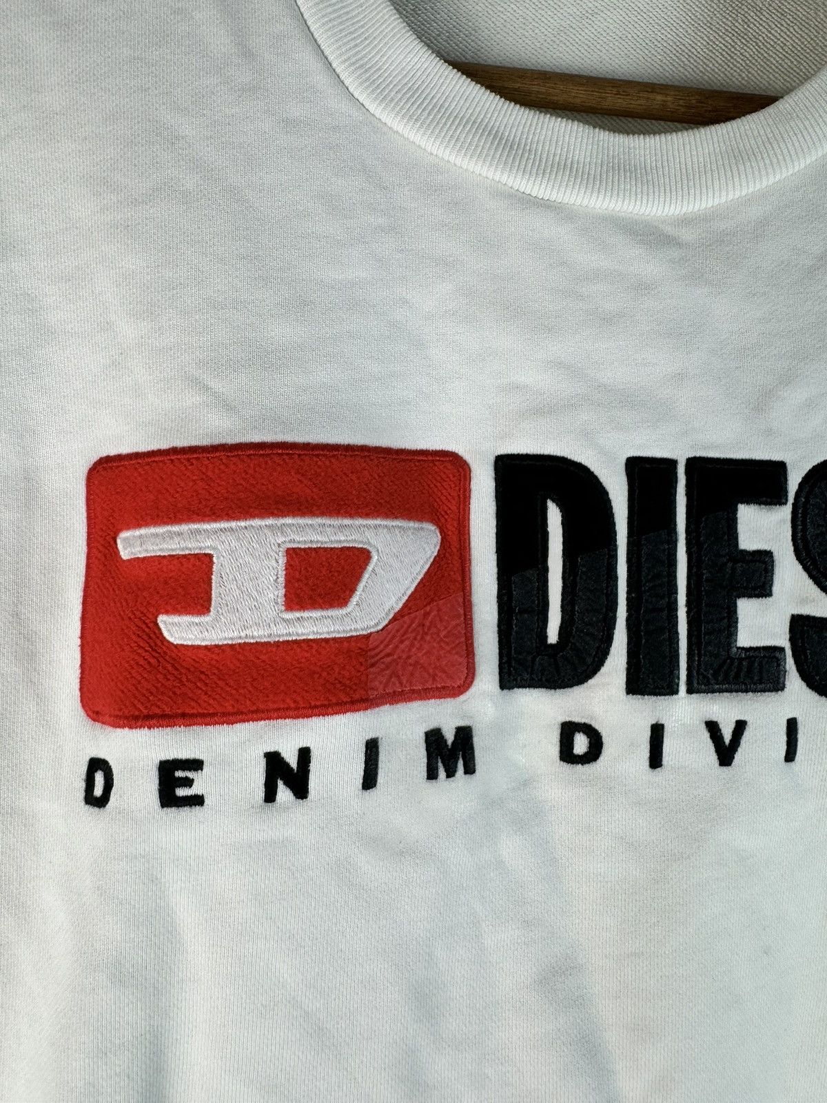 Diesel Vintage Diesel Knit Sweatshirt Big Center Logo Sweater Size US M / EU 48-50 / 2 - 5 Thumbnail
