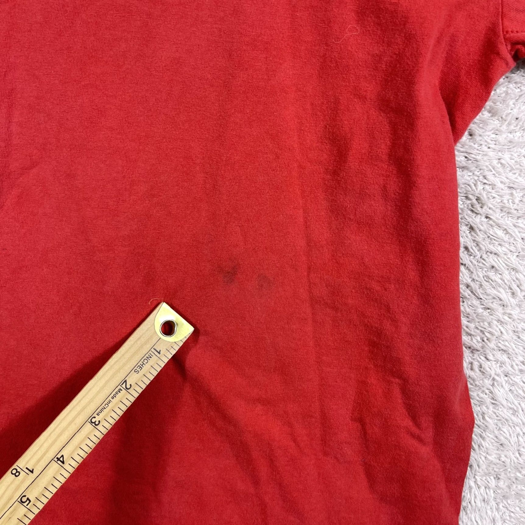 Russell Athletic VINTAGE Russell Athletic T Shirt Mens 2XL Red Blank 90s Tee Y2K USA YZY Faded Size US XXL / EU 58 / 5 - 7 Thumbnail