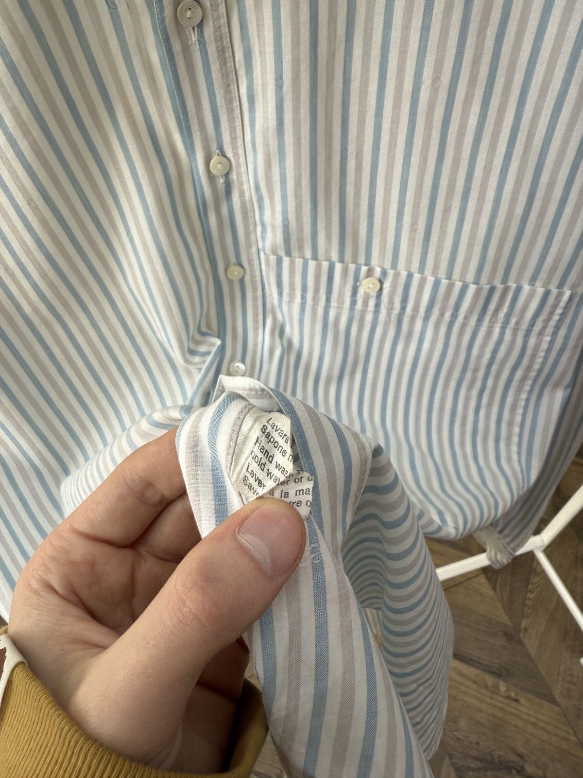 Gucci Vintage Gucci Retro Button Up Striped Rare Shirt Size US L / EU 52-54 / 3 - 7 Thumbnail