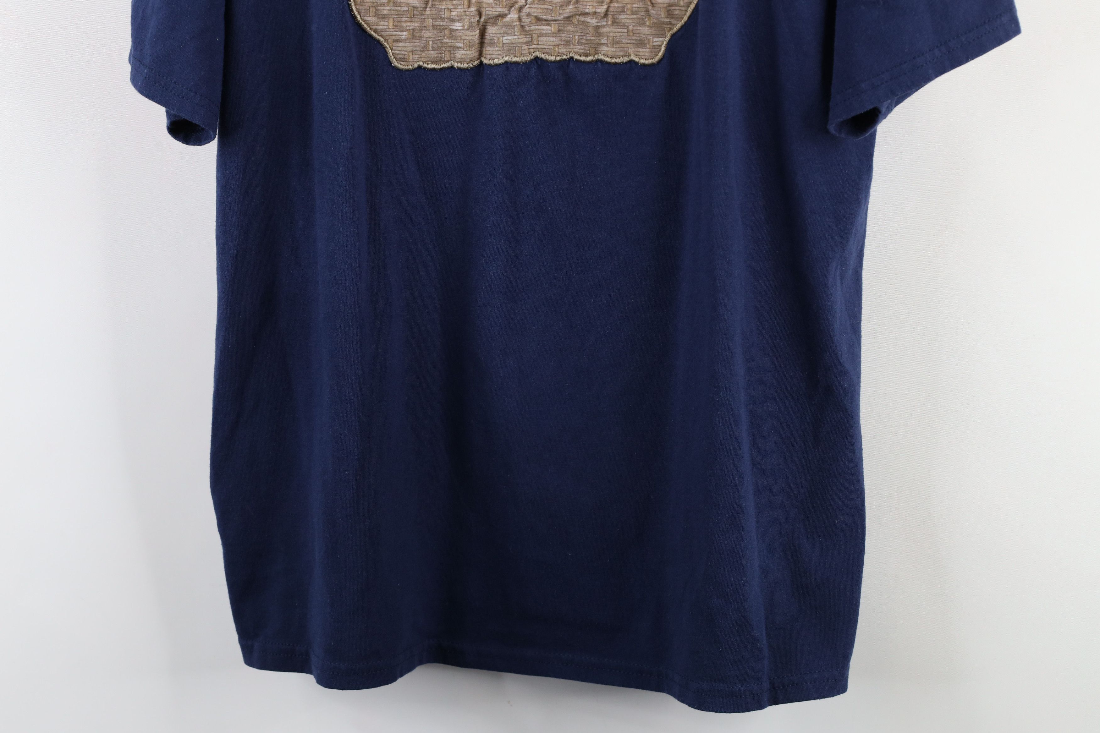 Vintage Vintage 90s Country Primitive Orchard T-Shirt Navy Blue Size XL / US 12-14 / IT 48-50 - 3 Thumbnail