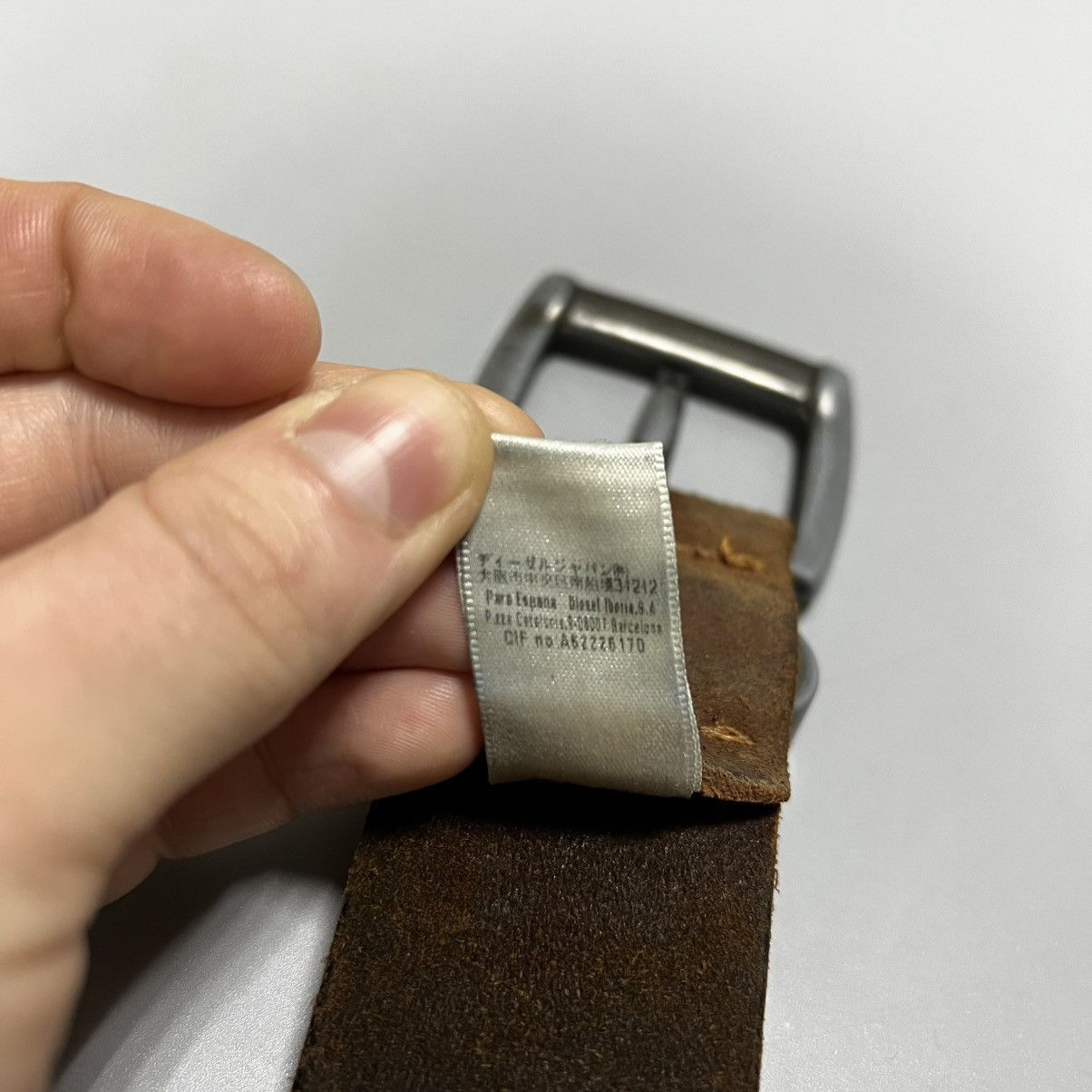 Diesel Vintage Diesel Leather Belt Made in Italy Size ONE SIZE - 10 Thumbnail