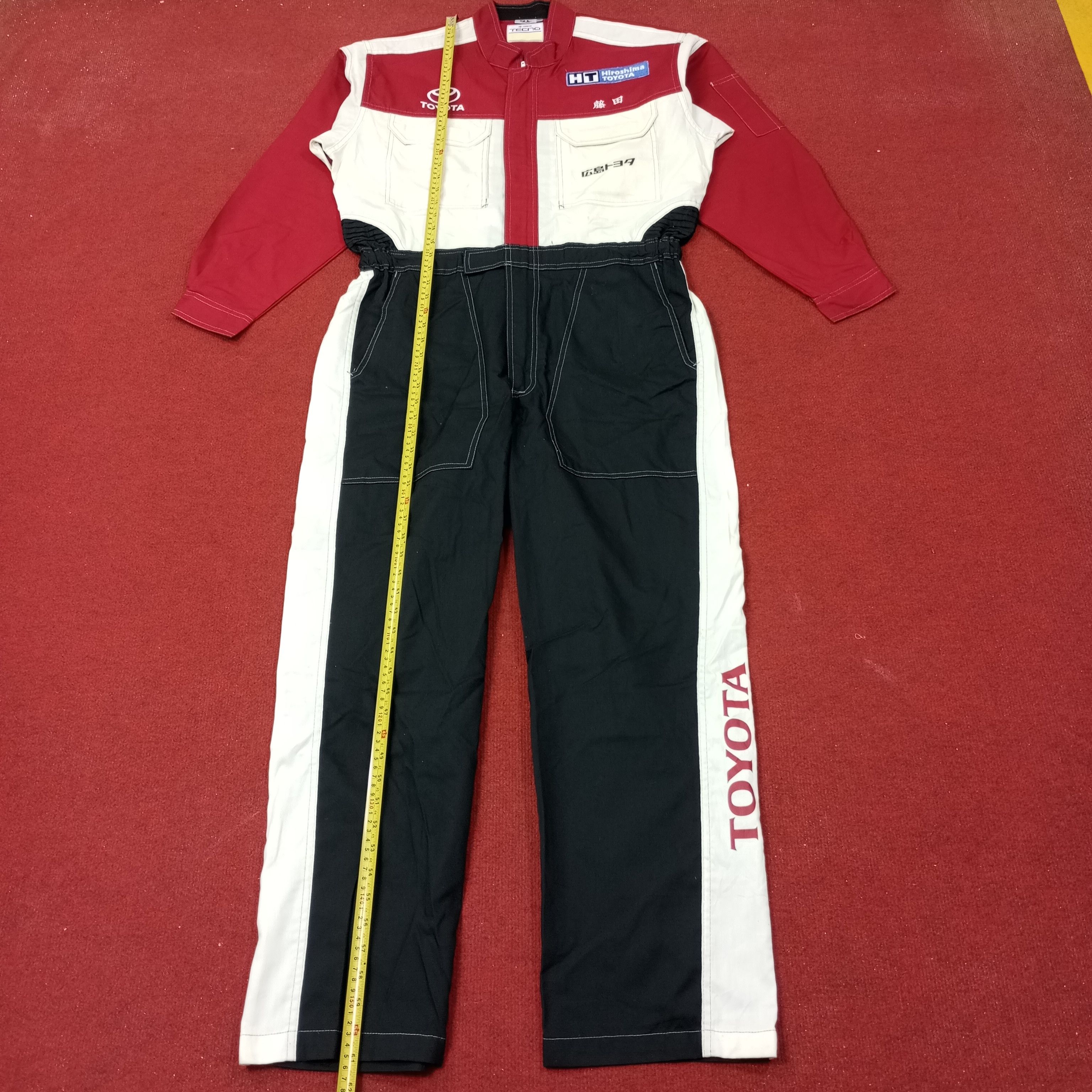 Japanese Brand Toyota Tecno Racing Workwear Motorsports Coverall c254n10 Size US L / EU 52-54 / 3 - 7 Thumbnail