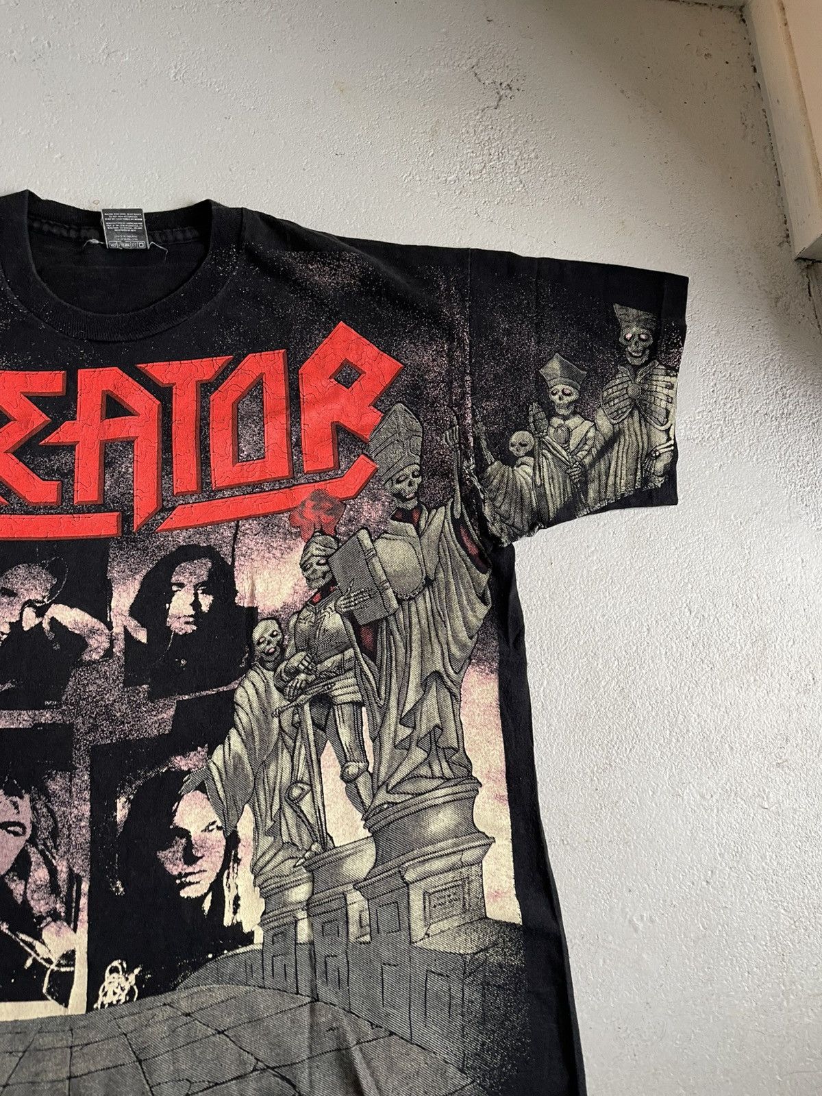 Band Tees Kreator Band tee vintage merch tour 90s single stitch Size US XL / EU 56 / 4 - 7 Thumbnail