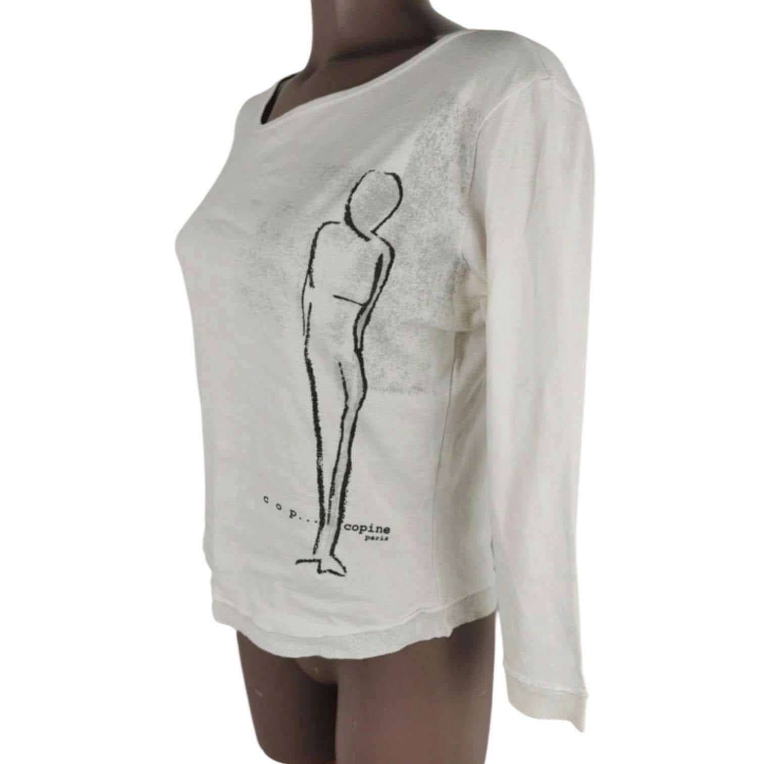 Cop Copine The Cop Copine Silhouette Mannequin Longsleeved Top Size ONE SIZE - 2 Thumbnail