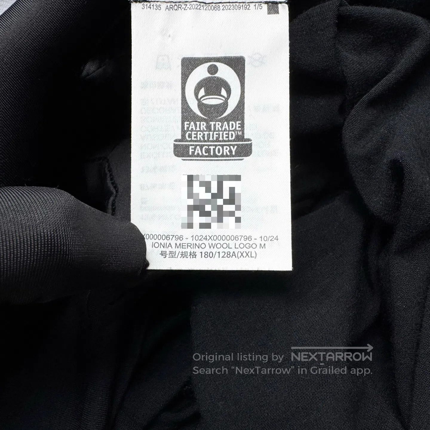 Arc'teryx Arc'teryx Breathable and Sweat-Absorbent Wool Knit Large L Size US XXL / EU 58 / 5 - 6 Thumbnail