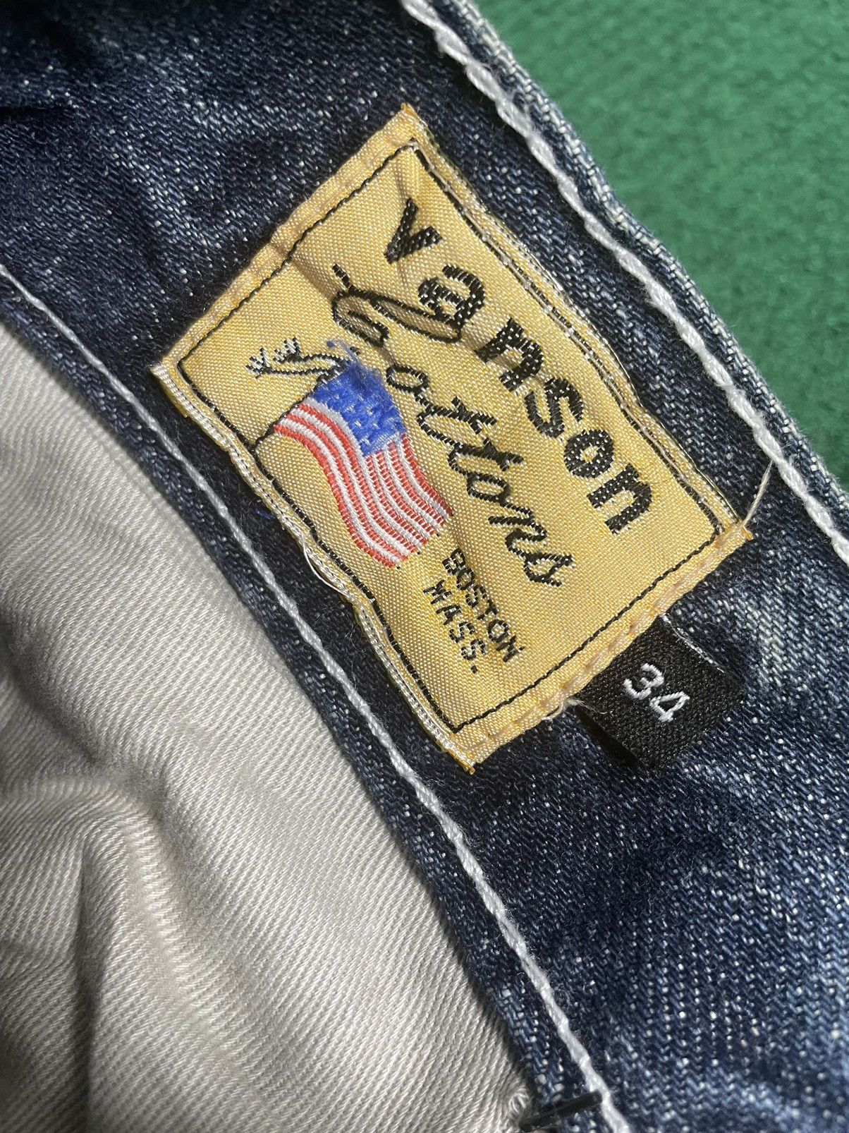 Vanson Leathers Vintage Vanson Leather Distressed Jeans Size US 37 - 8 Thumbnail