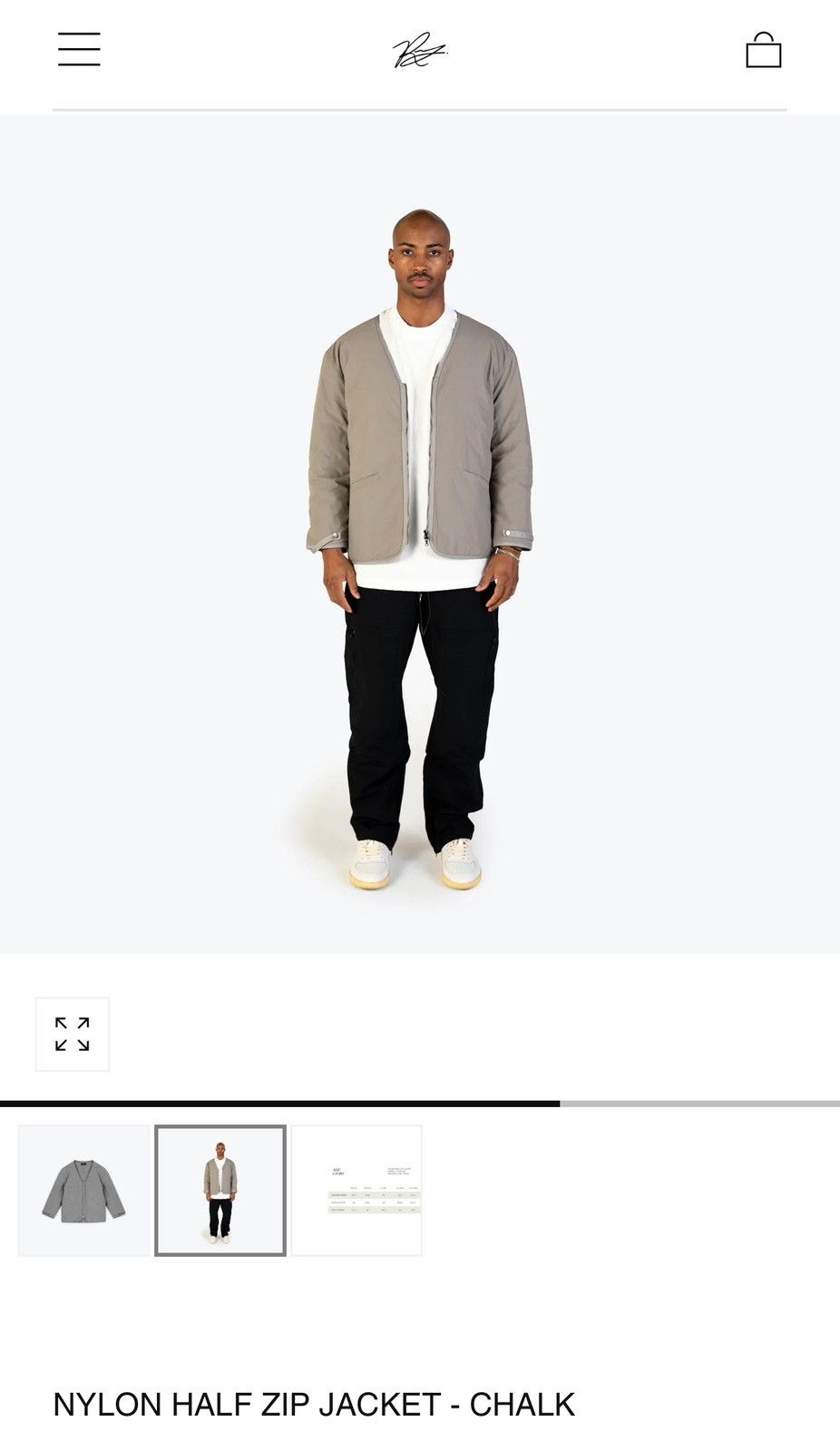 Designer × Richie Le Collection RLC Nylon Half Zip Jacket Size US XXL / EU 58 / 5 - 2 Thumbnail