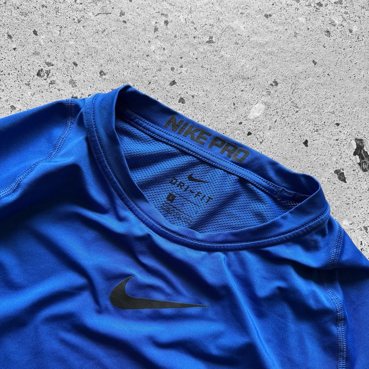 Nike Nike Pro Cool Compression Mens Long Sleeve Top Blue Dri-Fit Size US L / EU 52-54 / 3 - 5 Thumbnail