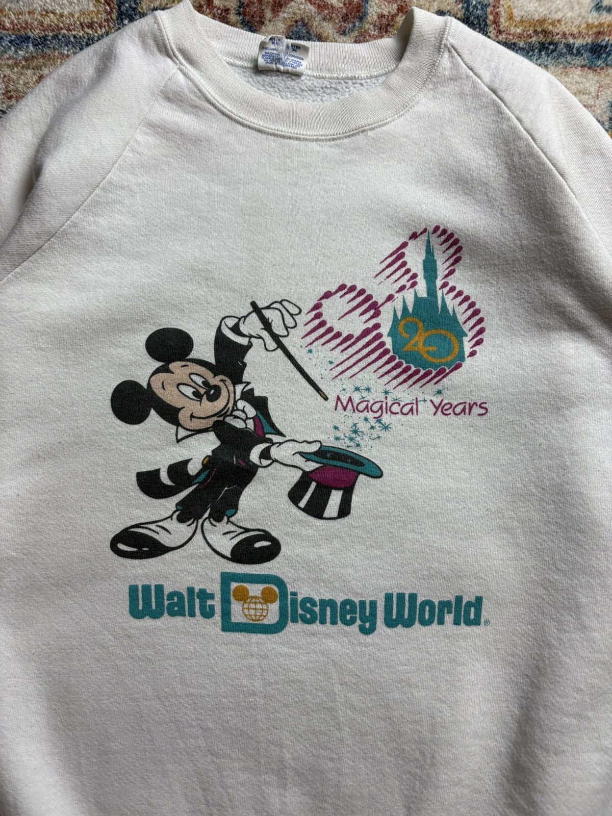 Disney Vintage Walt Disney World 20th Year Crewneck Large Size US L / EU 52-54 / 3 - 4 Thumbnail