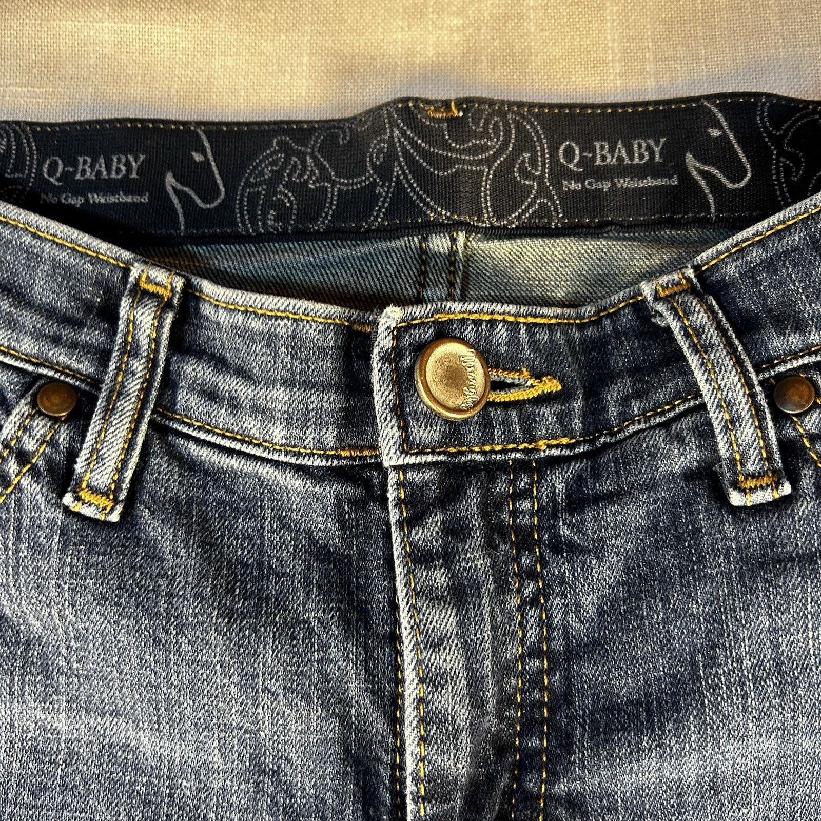 Wrangler Wrangler Q-Baby No Gap Waist Riding Jeans Women's 7/8 32" Size 30" / US 8 / IT 44 - 3 Thumbnail