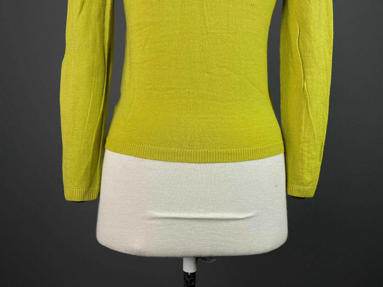 Designer Ladies Bitte Kai Rand Yellow Wool Crew Neck Sweater Size M Size M / US 6-8 / IT 42-44 - 7 Thumbnail