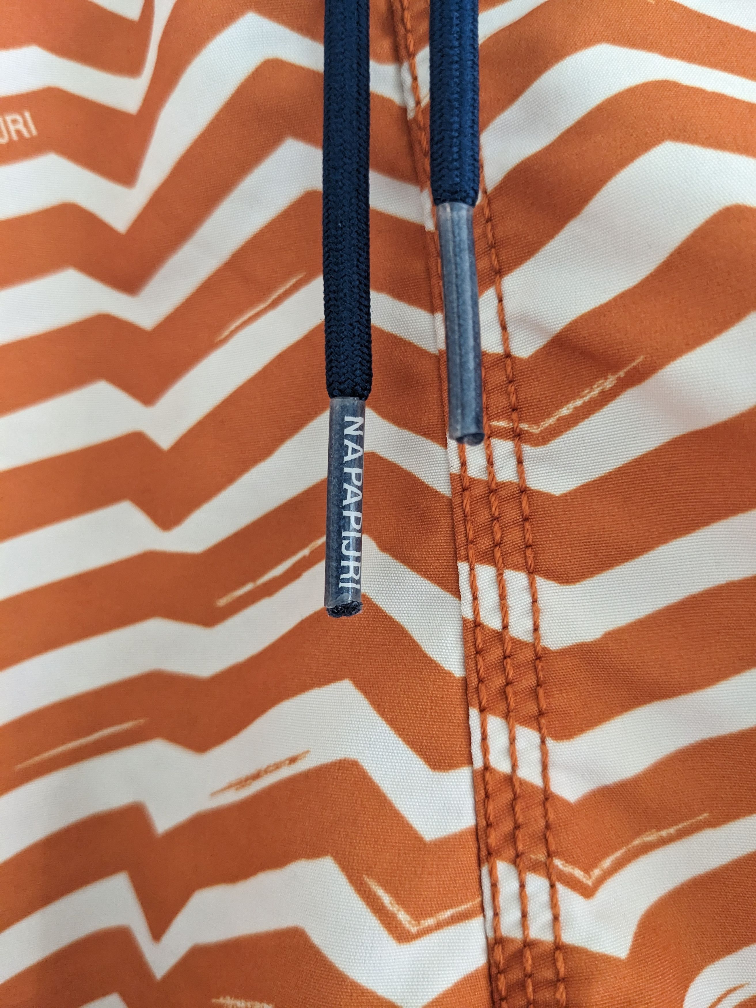 Napapijri Orange Lines Boxer Swim Trunks Size US 36 / EU 52 - 3 Thumbnail