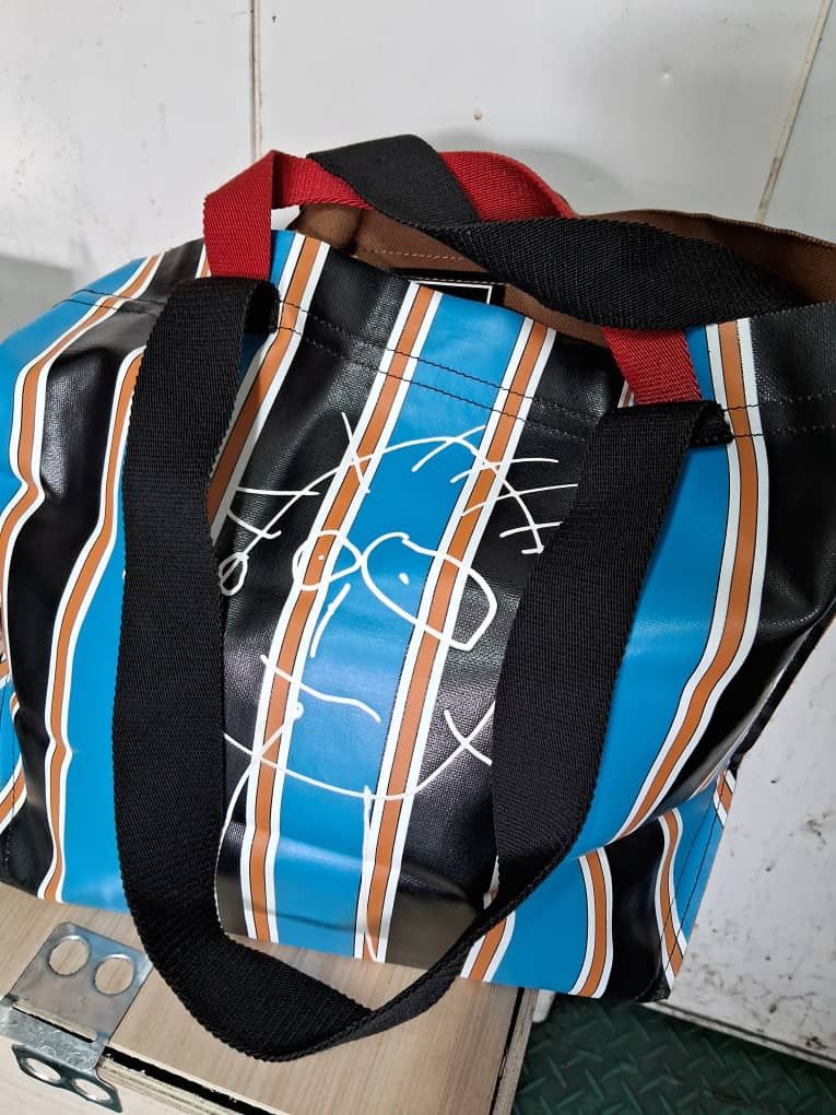 Plan C pili and bianca tote bag