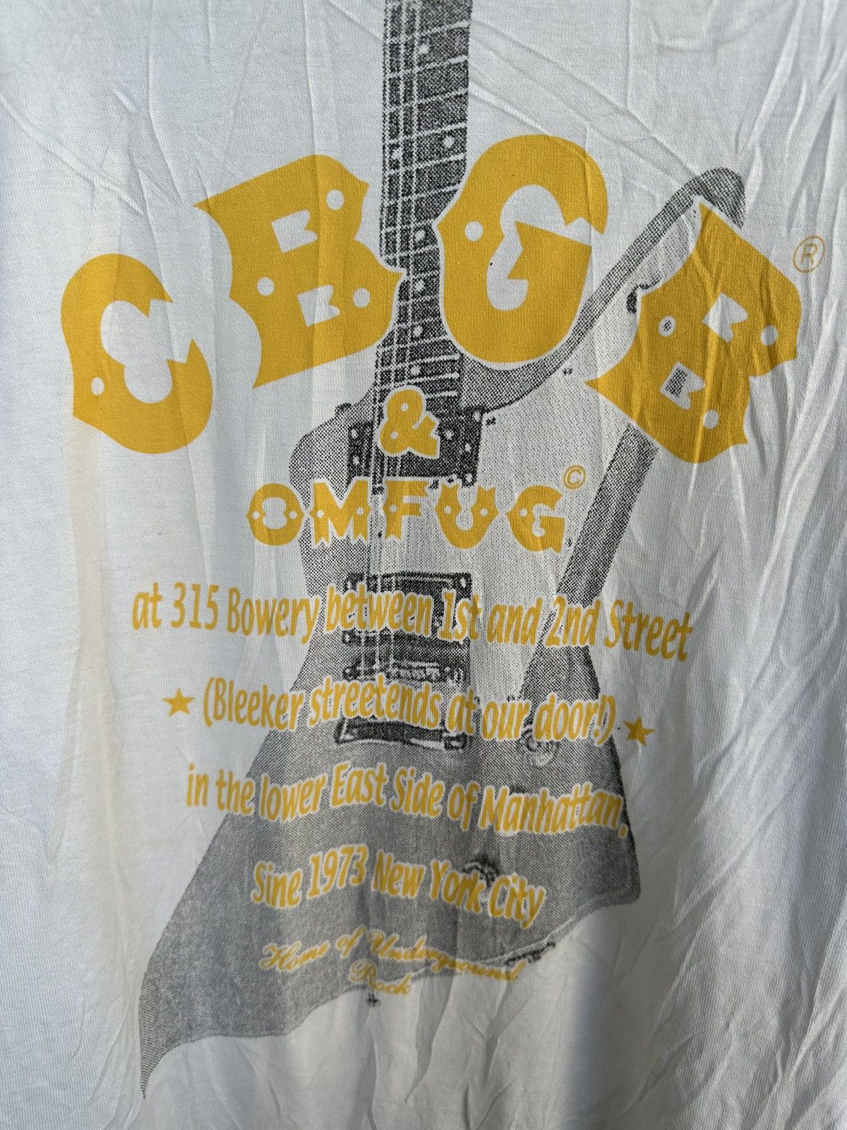 Vintage Vintage CBGB OMFUG Home Of Underground Rock Size US L / EU 52-54 / 3 - 3 Thumbnail