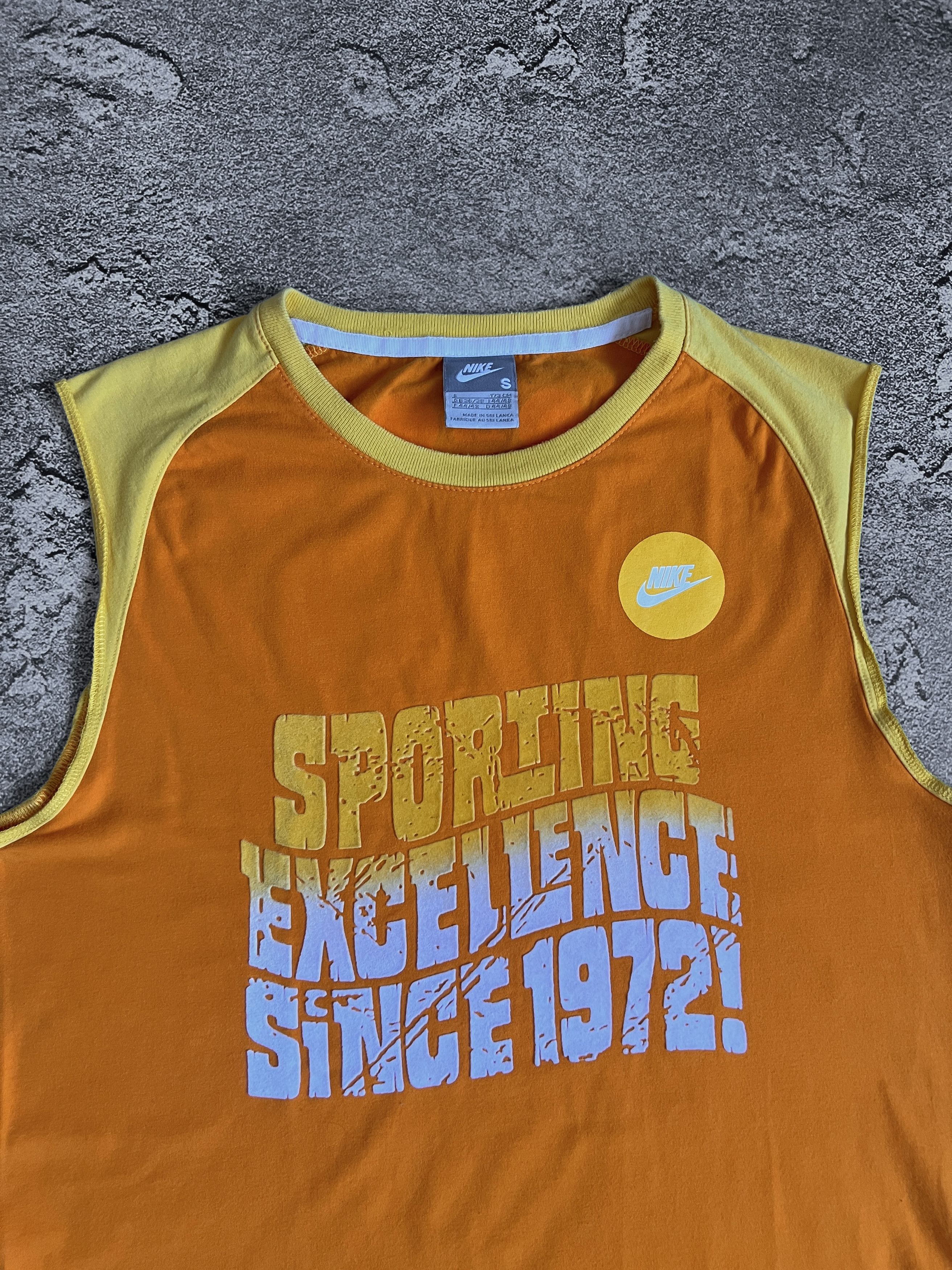 Nike Nike Vitnage tank top y2k yellow printed Size US S / EU 44-46 / 1 - 4 Thumbnail