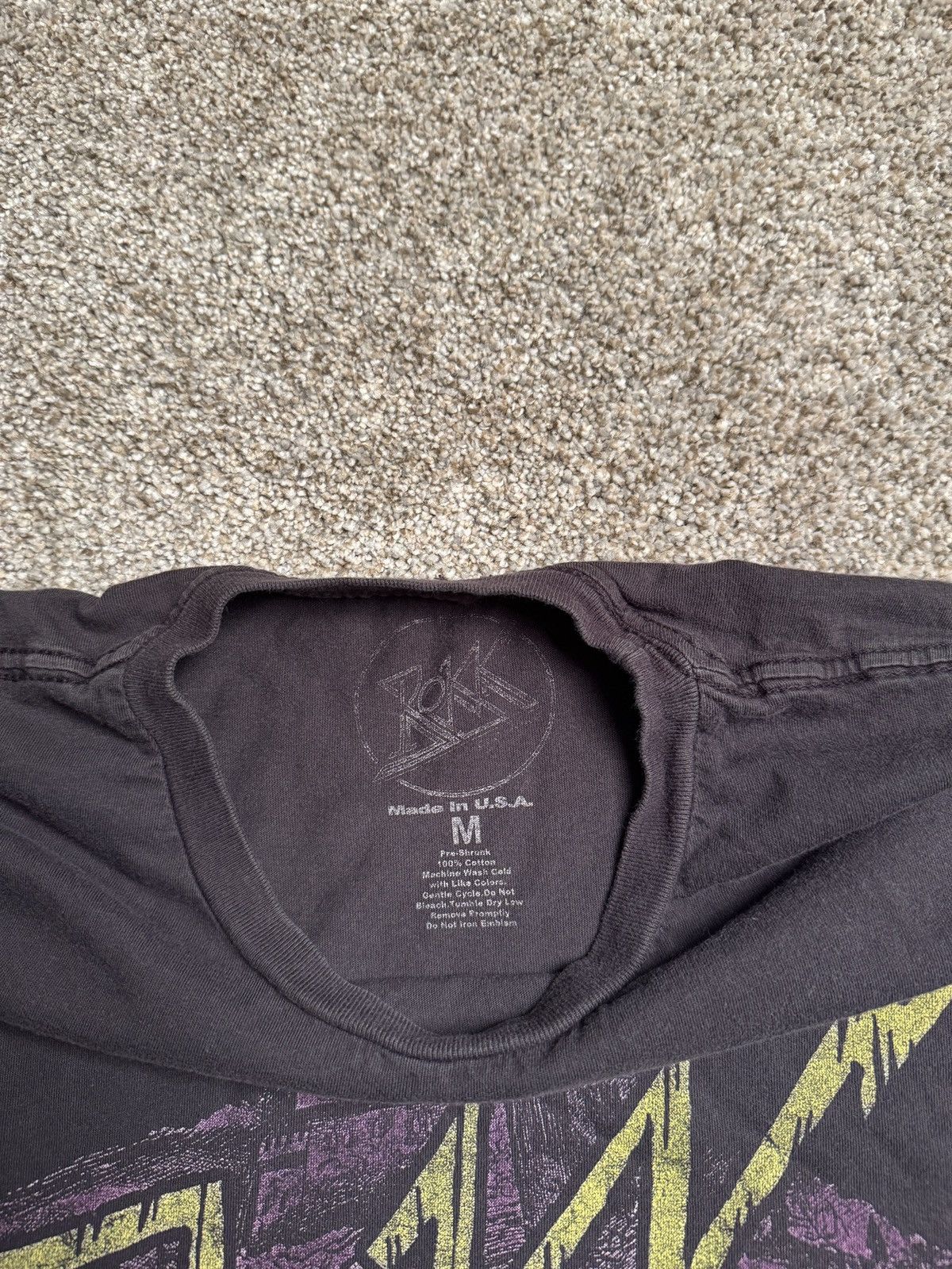 Other ROKK VINTAGE STYLE GRAPHIC TEE Size US M / EU 48-50 / 2 - 3 Thumbnail