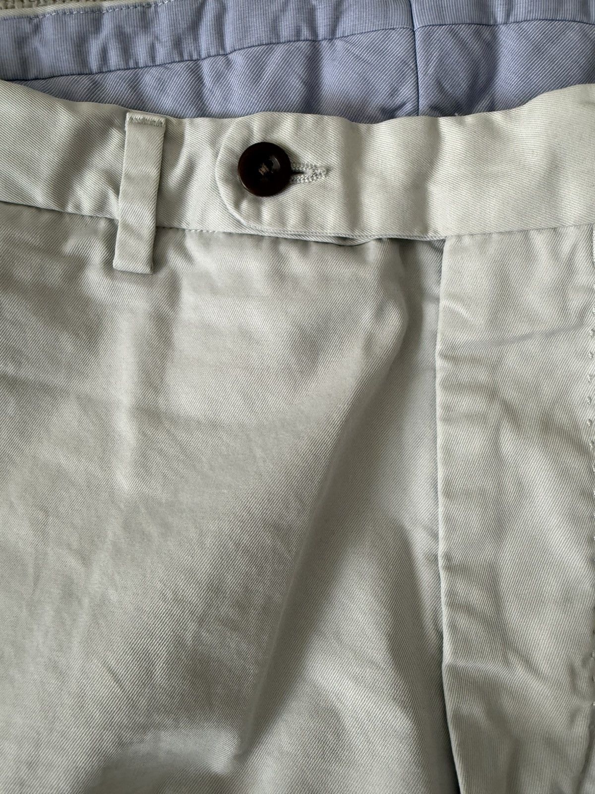 Sid Mashburn Sid Mashburn Chino Trouser — White/Cream | Size 35 Size US 35 - 2 Thumbnail