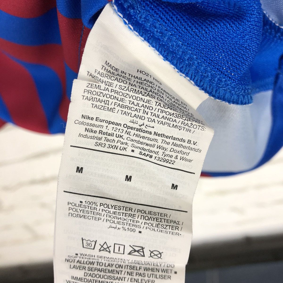 Nike Barcelona Nike 2021 2022 home soccer jersey Size M / US 6-8 / IT 42-44 - 6 Thumbnail