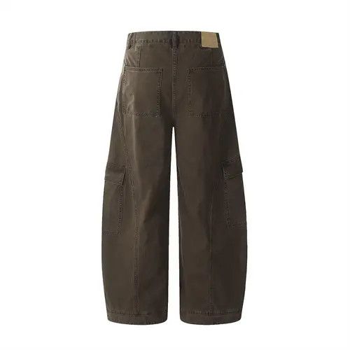 Japanese Brand × Jean Loose stitching washed cargo punk distressed scimitar pants Size US 32 / EU 48 - 2 Thumbnail