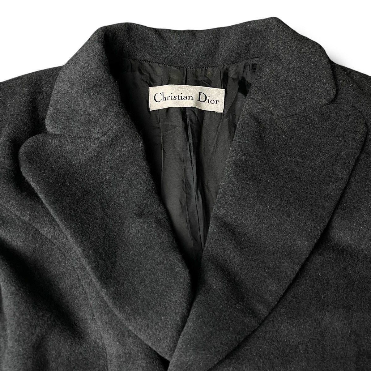 Christian Dior Monsieur VINTAGE CHRISTIAN DIOR WOOL HEAVY COAT JACKET Size M / US 6-8 / IT 42-44 - 6 Thumbnail
