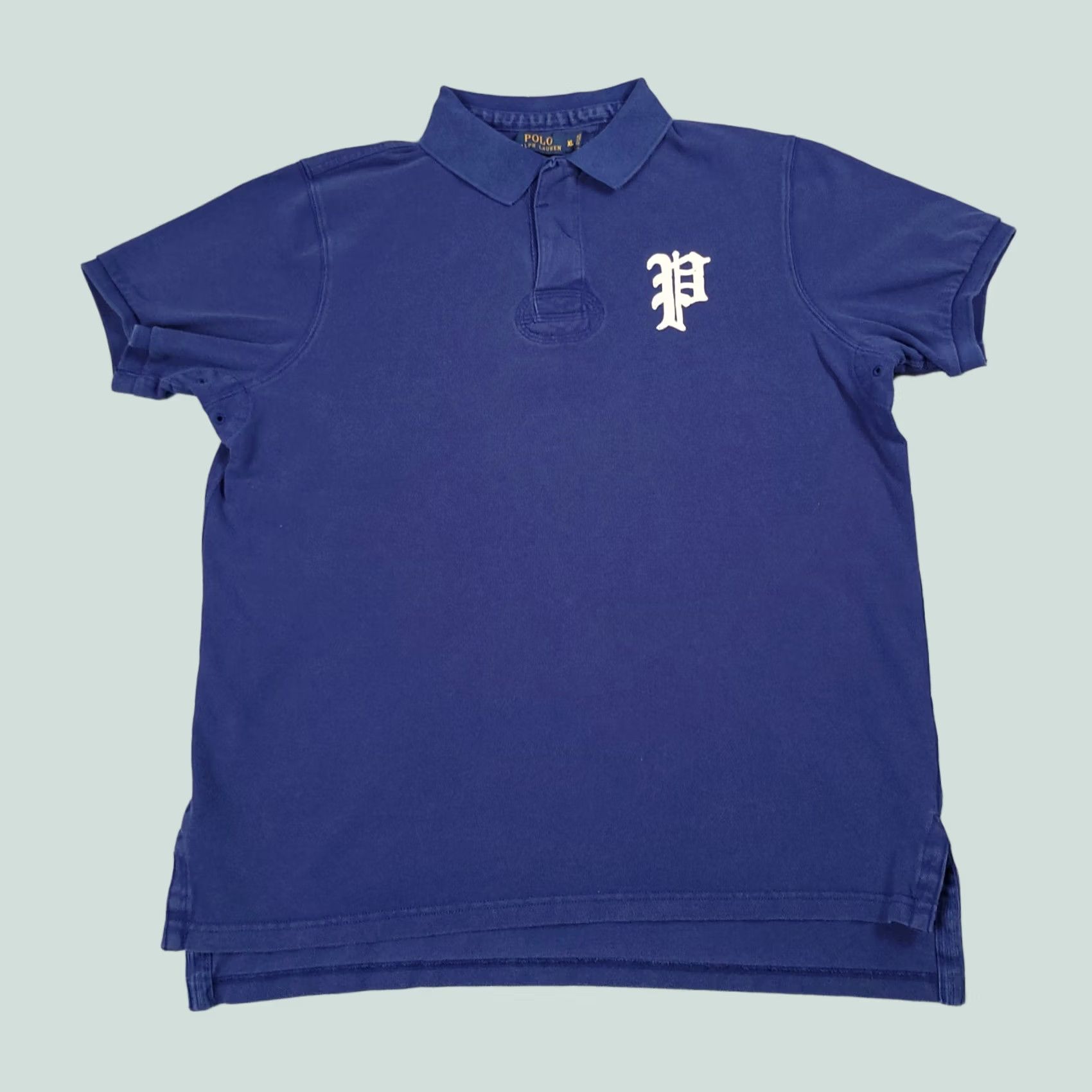 Palace × Polo Ralph Lauren Palace x Polo Navy Rugby Shirt XL Rare 