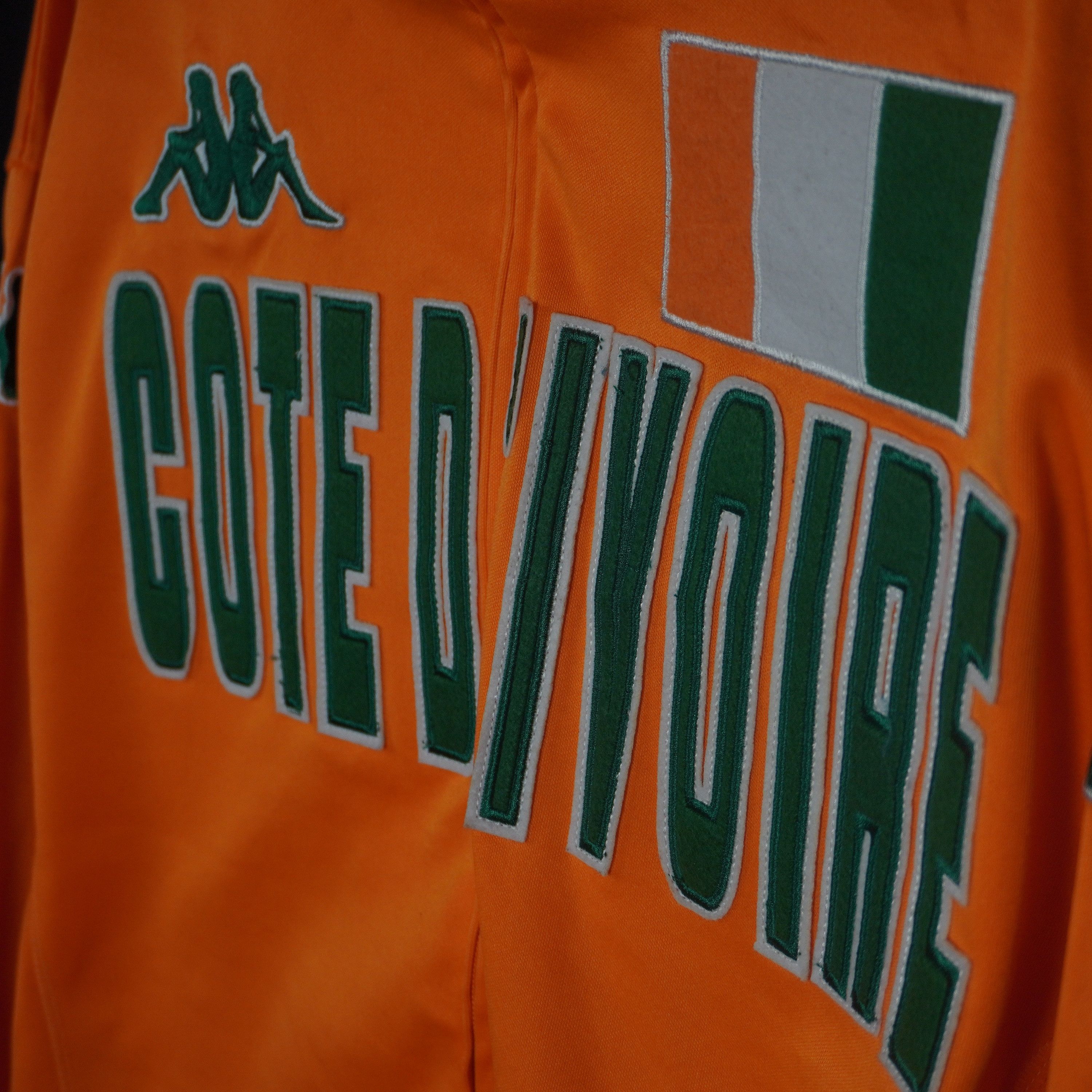 Kappa 2009-10 Ivory Coast Kappa Track Jacket RARE Size US M / EU 48-50 / 2 - 2 Thumbnail
