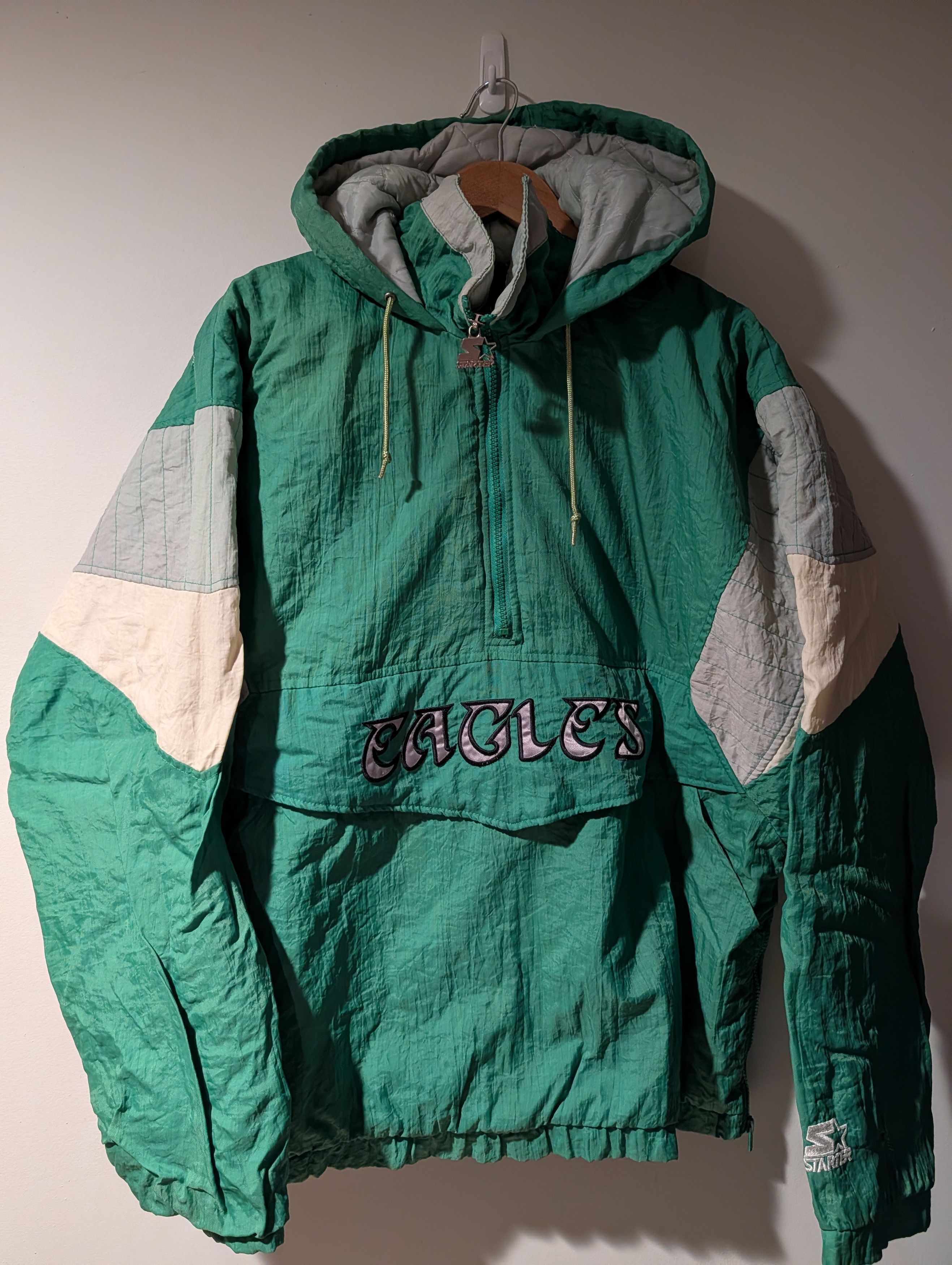 NFL Vintage 90s Philadelphia Eagles NFL Starter Puffer Jacket Size US L / EU 52-54 / 3 - 1 Thumbnail