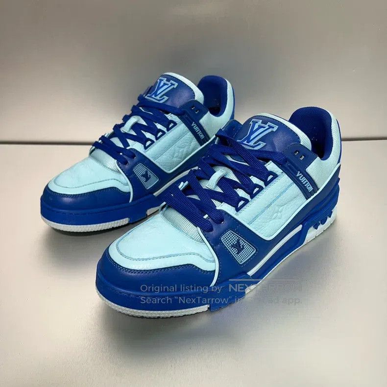 Louis Vuitton Louis Vuitton Trainer Patchwork Blueboard Shoes Size US 8.5 / EU 41-42 - 1 Thumbnail
