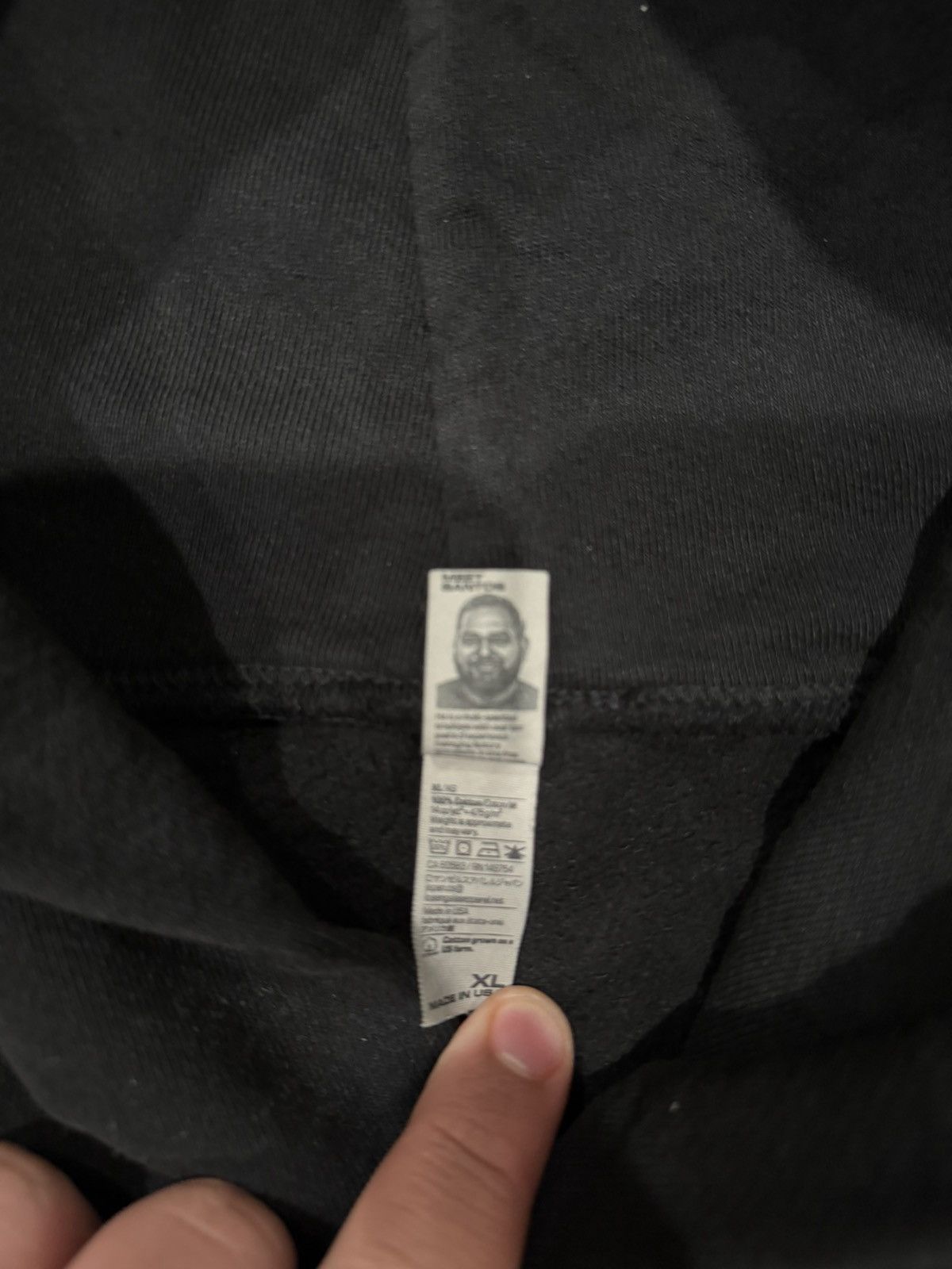 Los Angeles Apparel Los Angeles Apparel Men's Black hoodie Size US XL / EU 56 / 4 - 3 Thumbnail