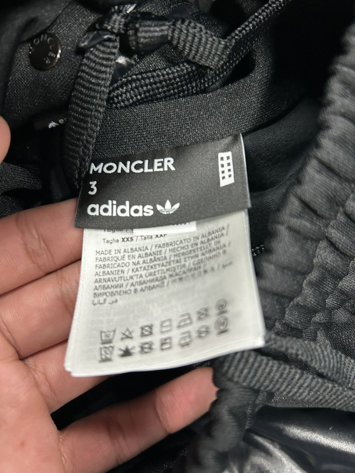 Adidas × Moncler Adidas x Moncler track pants Size 24" / US 00 / IT 34 - 5 Thumbnail